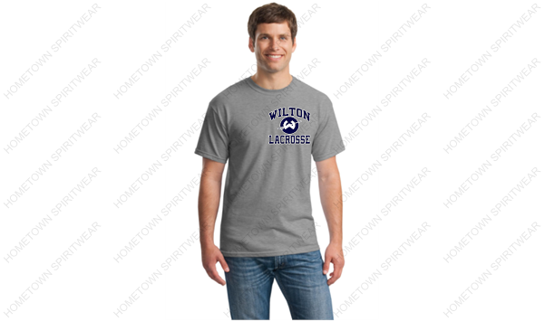 Wilton Lacrosse T-Shirt in all with Two-Color Logo. — HOMETOWN SPIRITWEAR