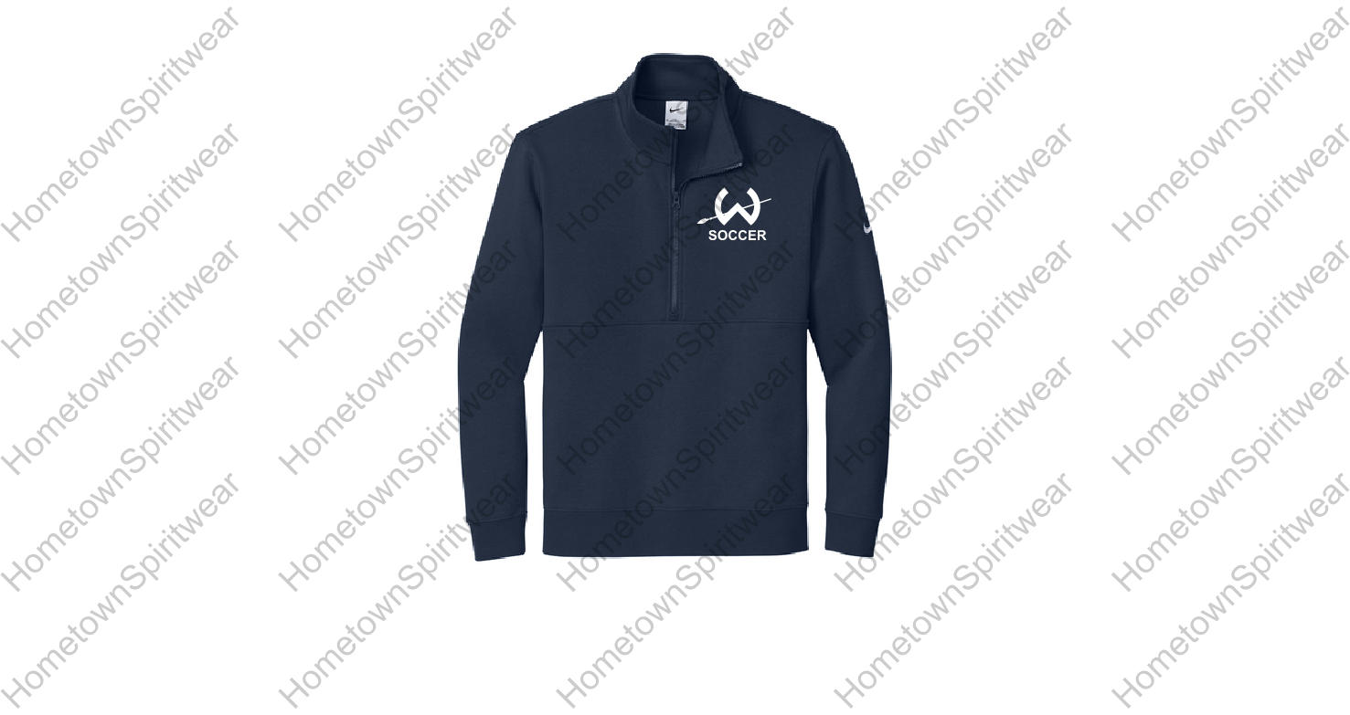 WHS Boys Soccer Nike Club Half Zip