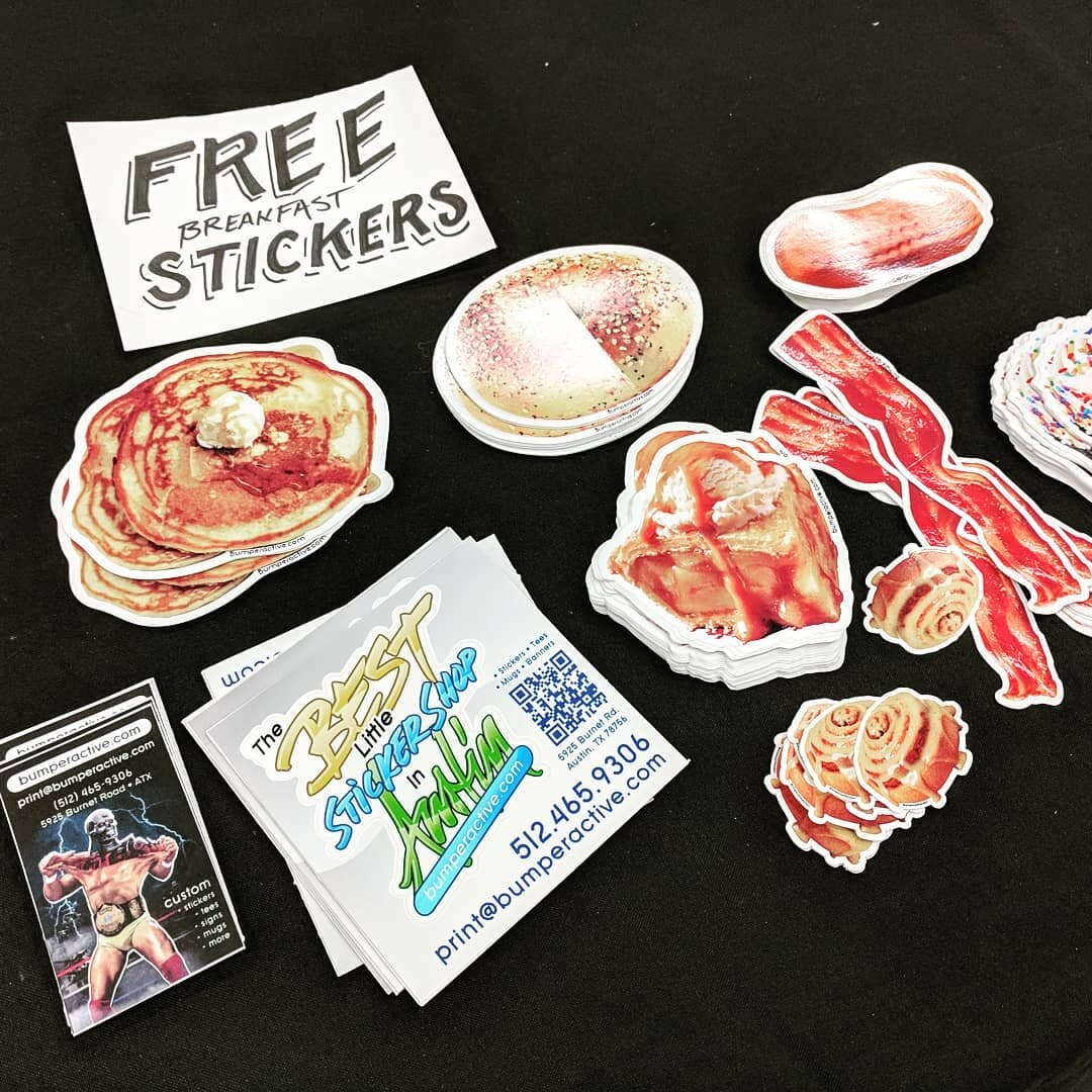 We are up and running at #Flatstock69 day number 2. Come find us across the aisle from our #friends at @bumperactive ! They have #FREE #breakfast #stickers, and we've got your #vintage #posters. See y'all soon
.
#sxsw #sxsw2019 #austin #atx #austinte