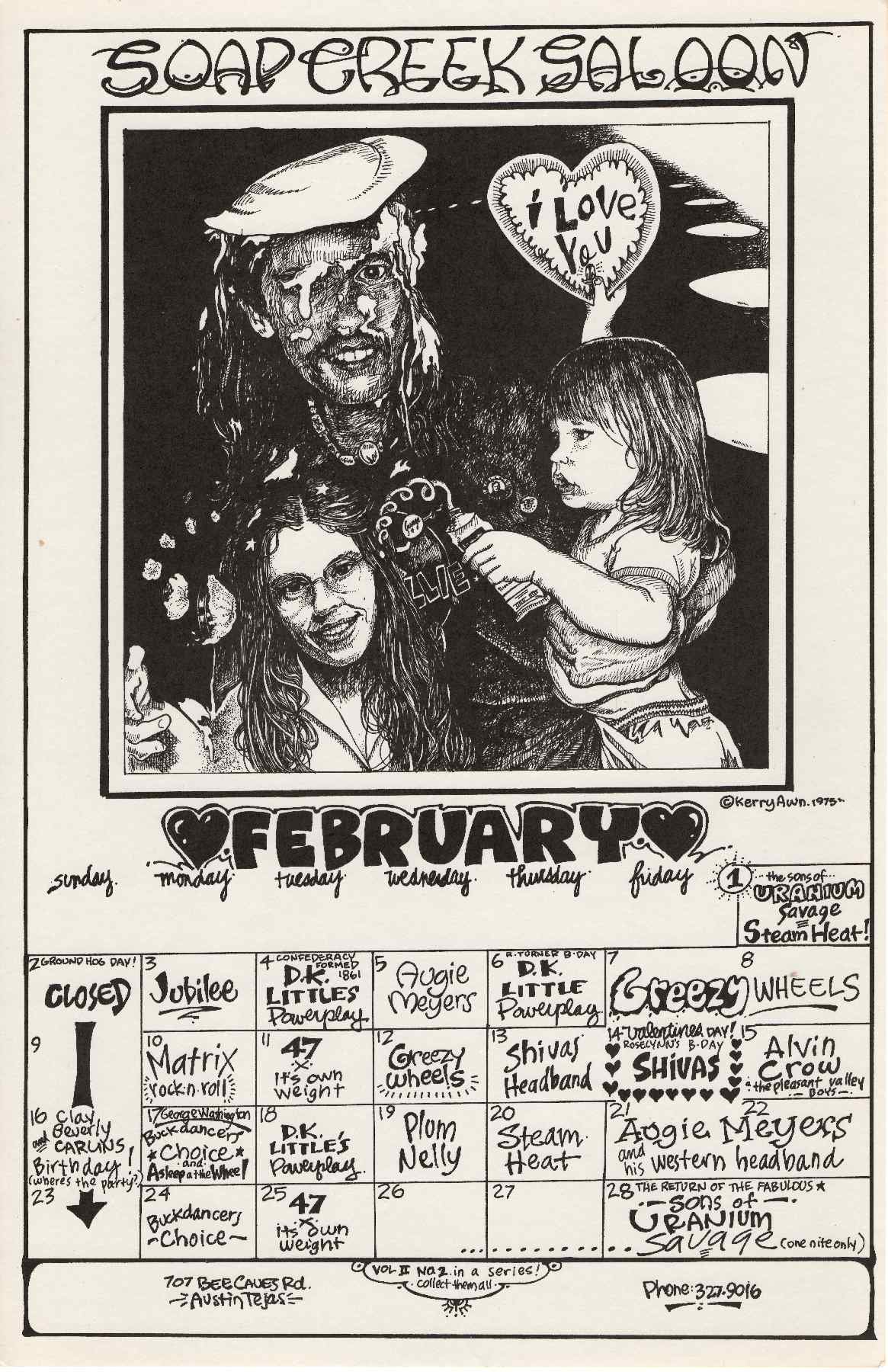 1975.02.February calendar.Soap Creek Saloon.Awn.JPG