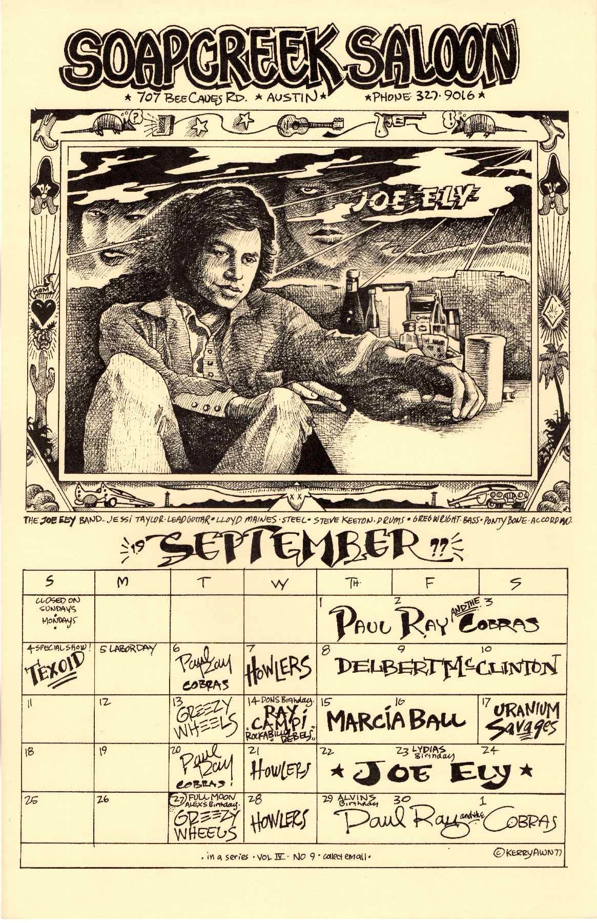 1977.09.September Calendar.Soap Creek Saloon.Awn.JPG