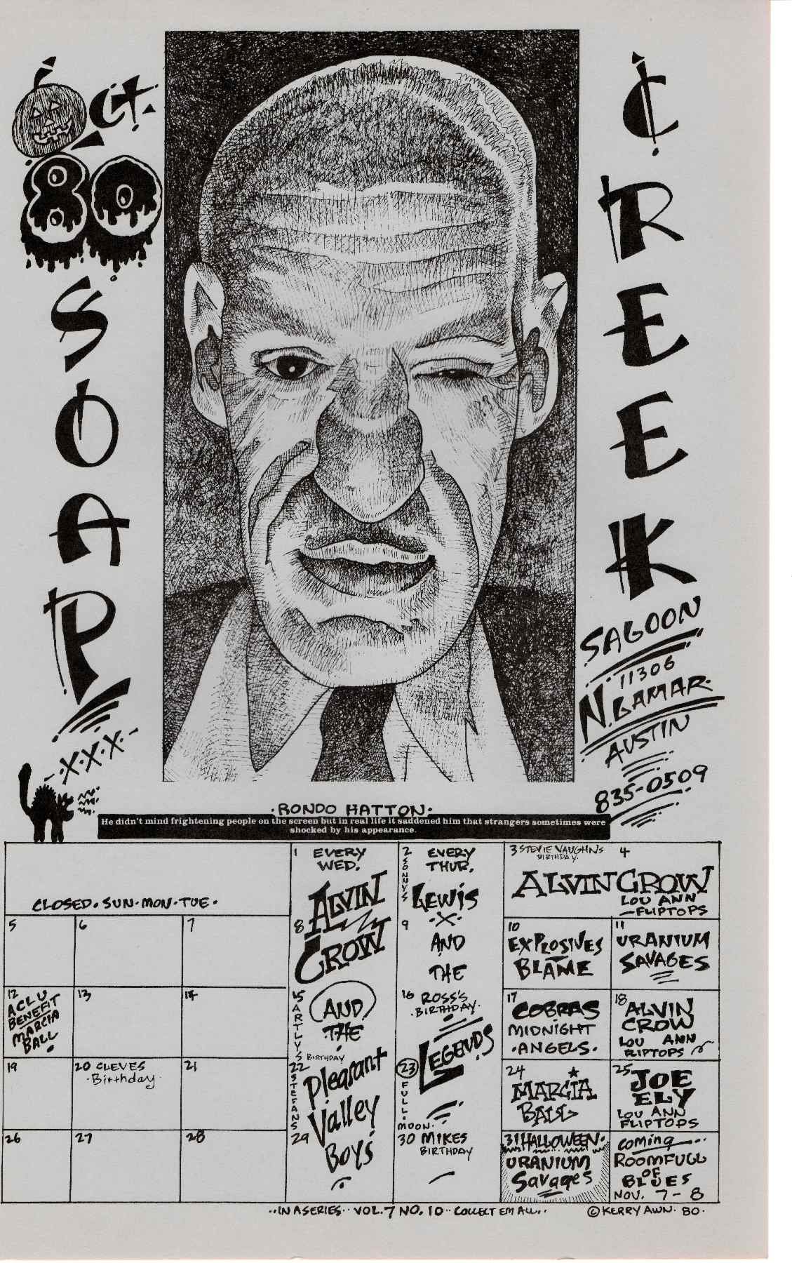1980.10.October calendar.Soap Creek Saloon.Awn.JPG