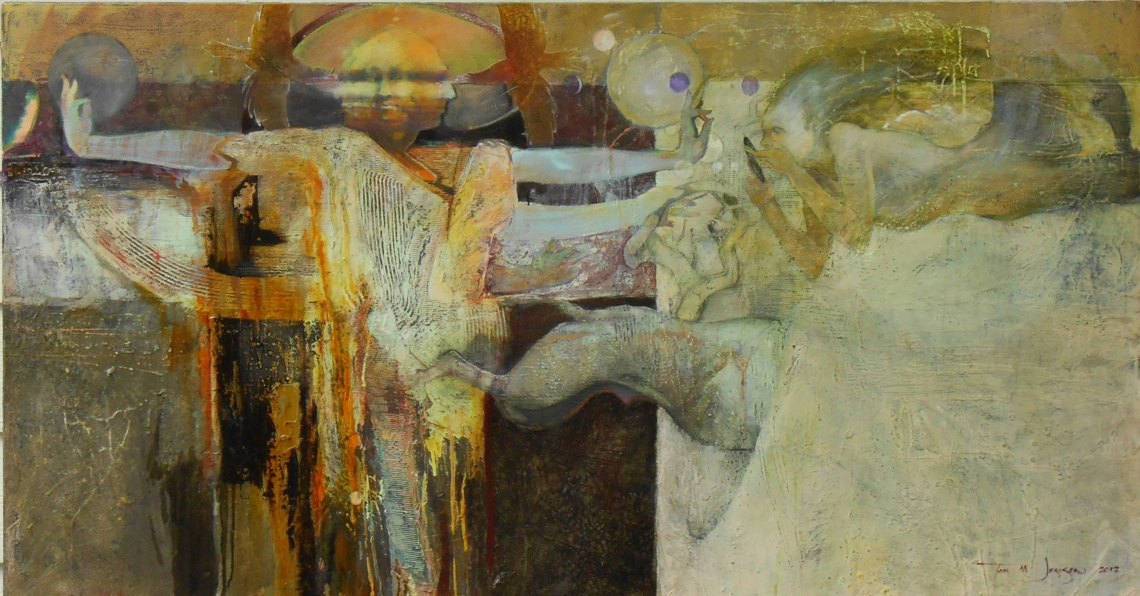 Paint 11. Taunting the Myth_Oil on Canvas_ 2014_38x72.jpg