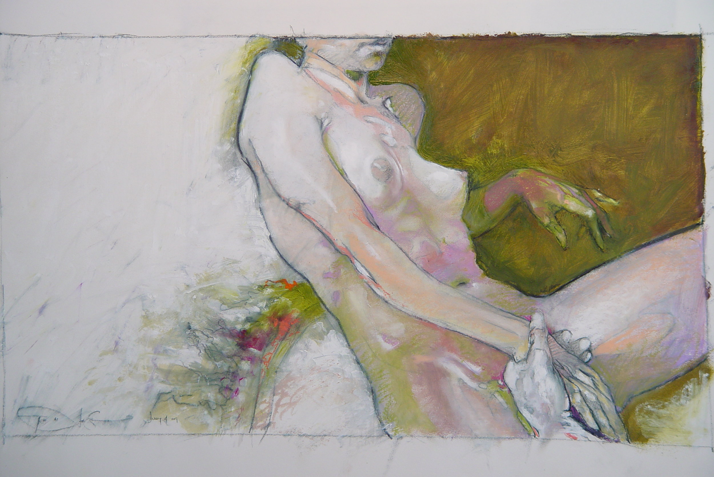 Charcoal/ Pastel on Paper 2009 18” x 24”