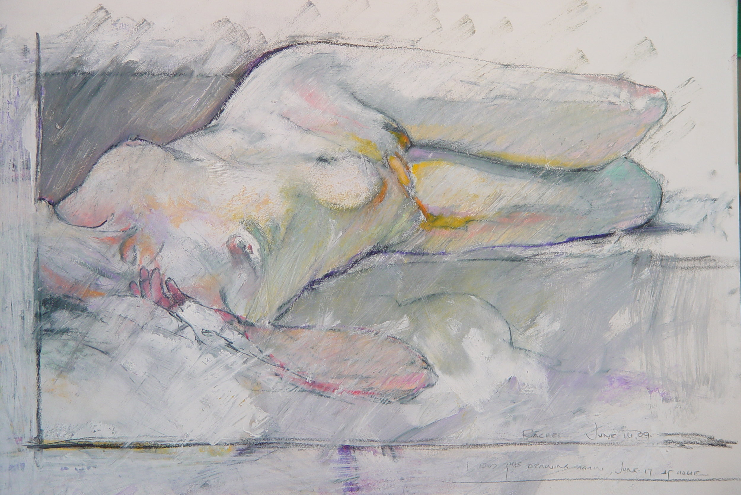 Charcoal/ Pastel on Paper 2009 18” x 24”