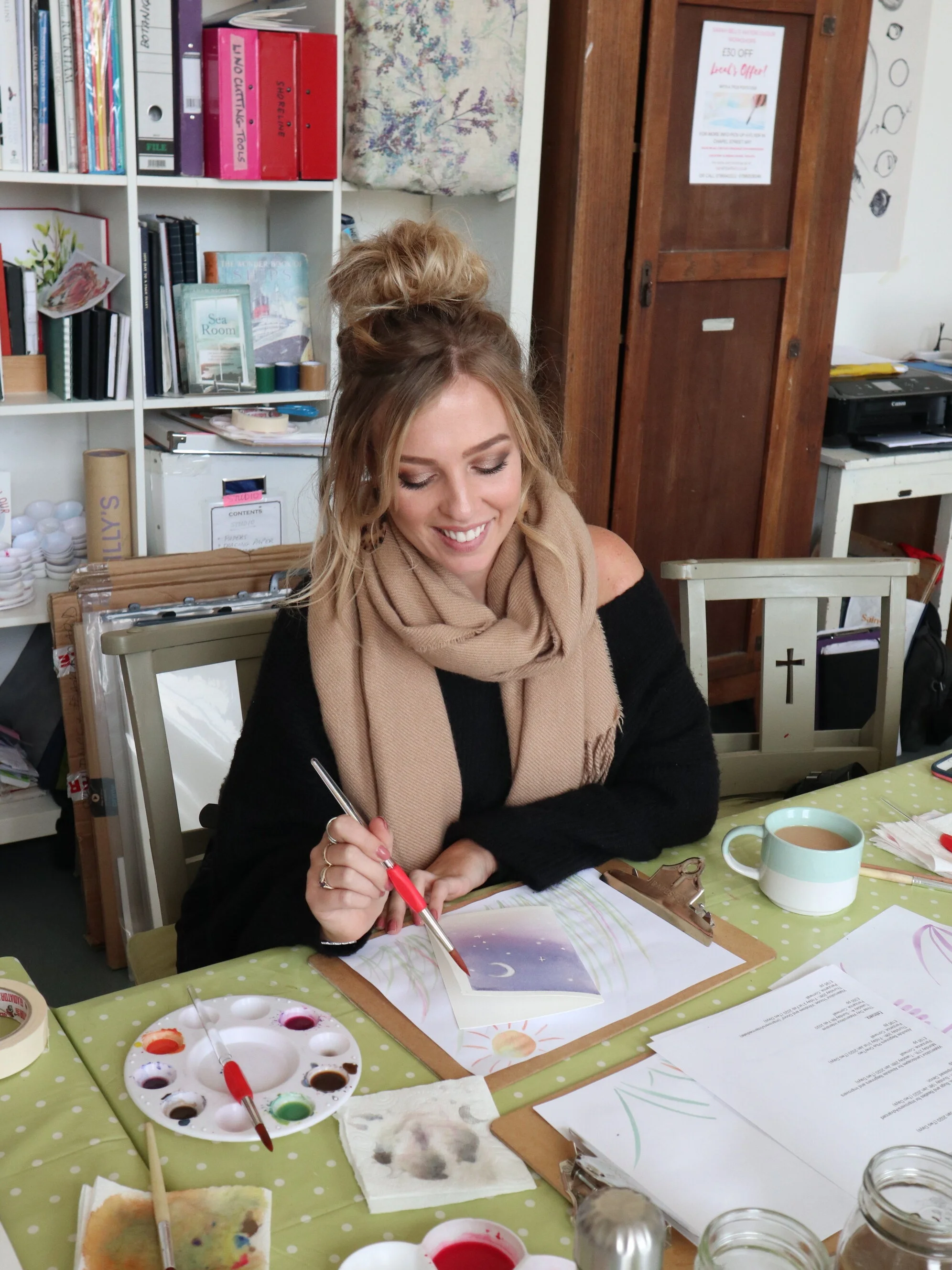 Watercolour Workshop in Cornwall: Sarah Bell Art