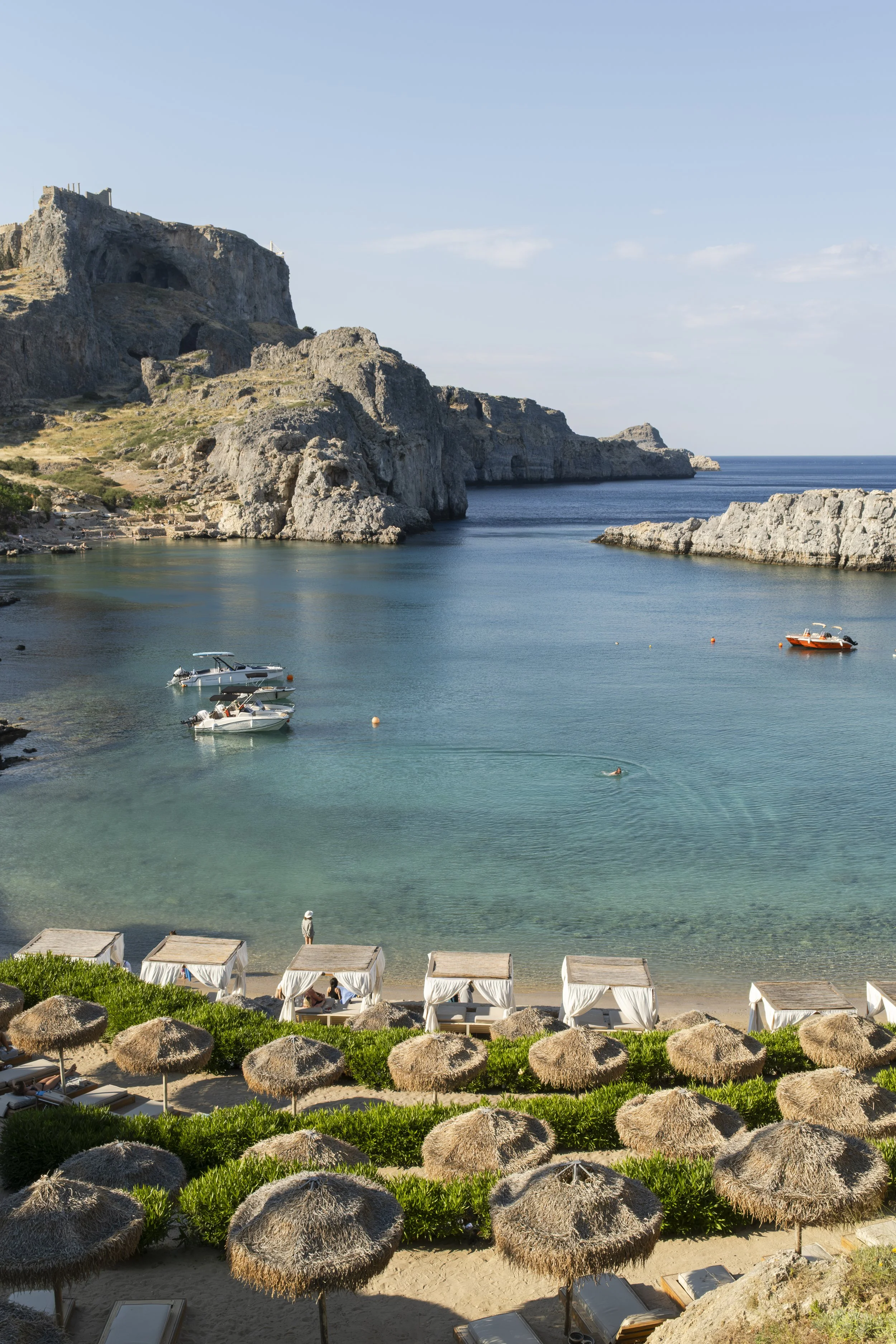 Mediterranean Stillness, St Paul's Bay, Rhodes – fine-art photograph by Frankie Thomas