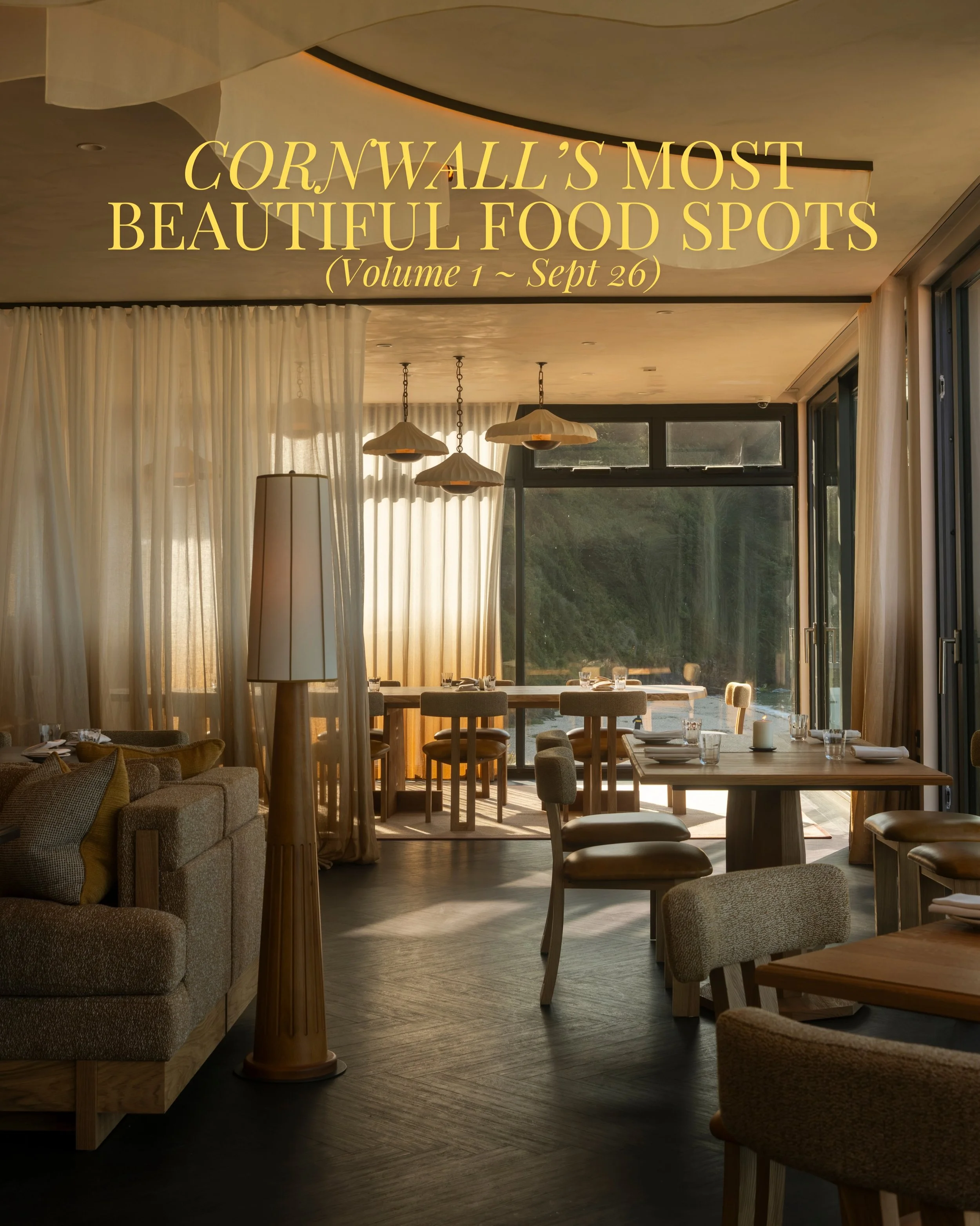 Cornwall&rsquo;s Most Beautiful Food Spots (Version 1 | 2026)

It&rsquo;s about time that I updated this guide! Through my work as a food &amp; interior photographer (&amp; visits for the pleasure of it) ~ I&rsquo;ve been fortunate enough to experien