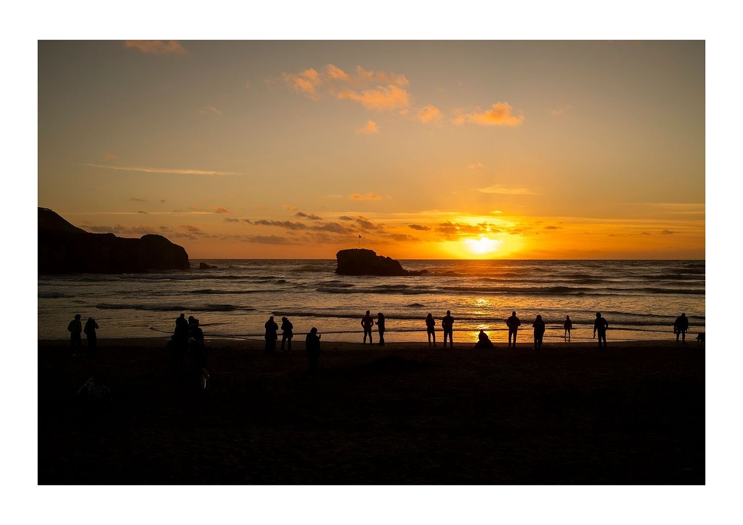 The First Days of Summer, Perranporth – unframed Cornwall photography print by Frankie Thomas