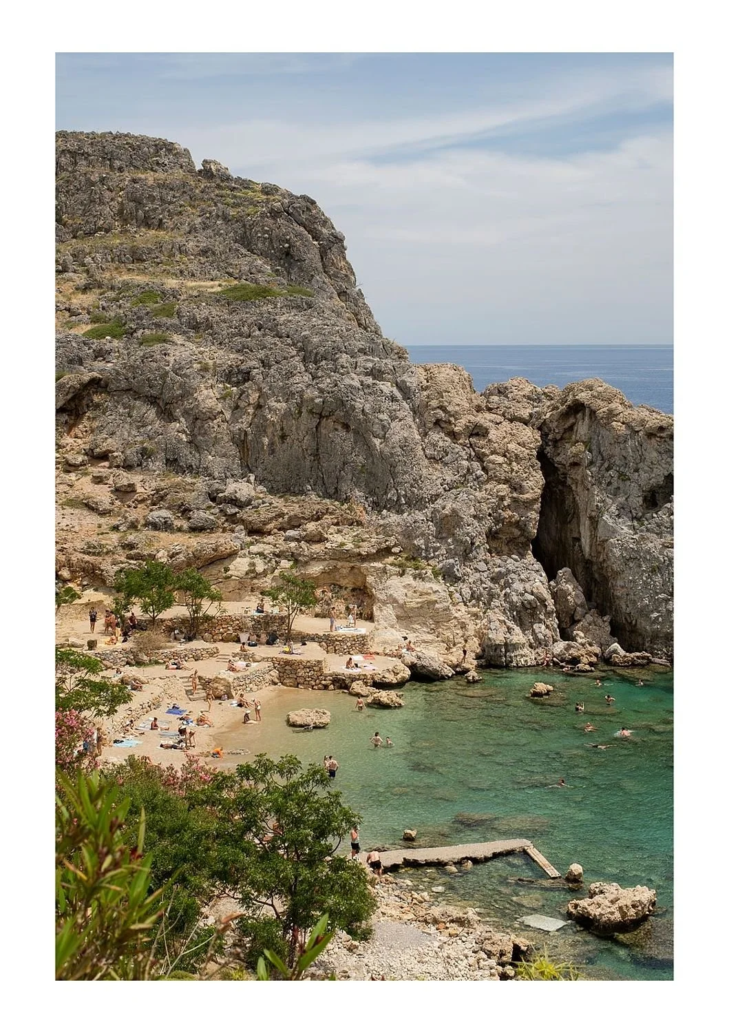 Early Summer, St Paul's Bay – unframed Rhodes photography print by Frankie Thomas