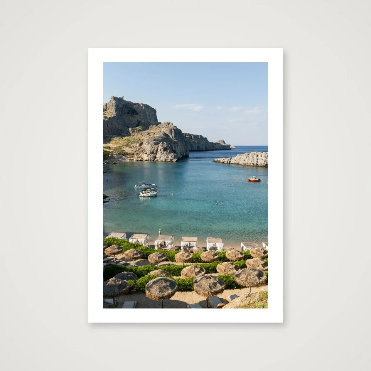 Mediterranean Stillness, St Paul's Bay ~ Rhodes Print – unframed fine-art print