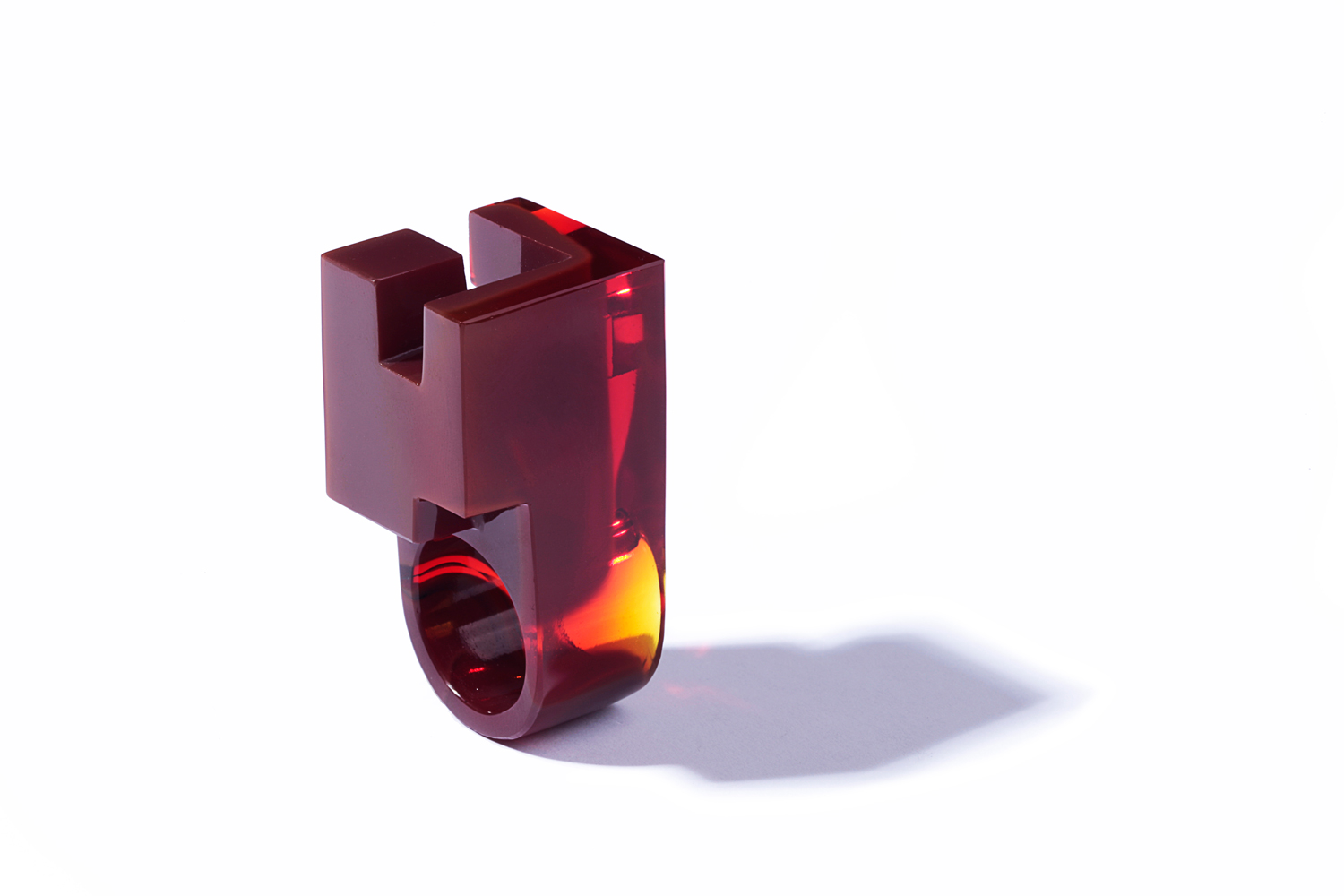 RED GLASS RING III