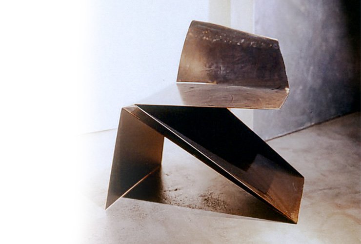 PHILIP M. WOLFSON - Origami Patina chair