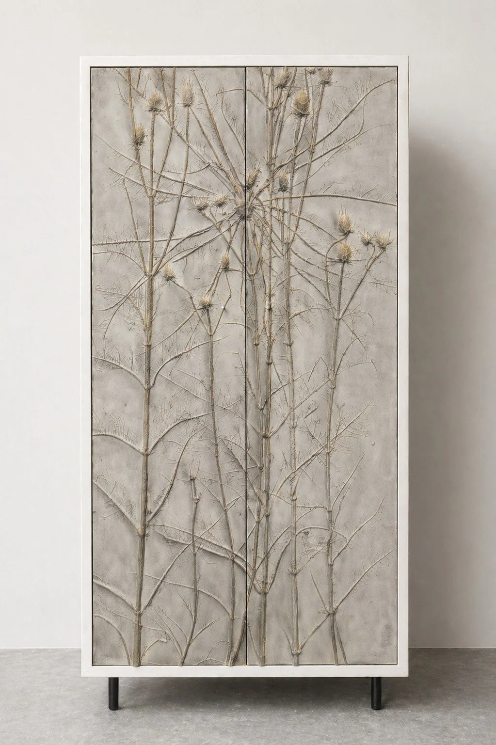 WILDE TEASEL - tall concrete cabinet