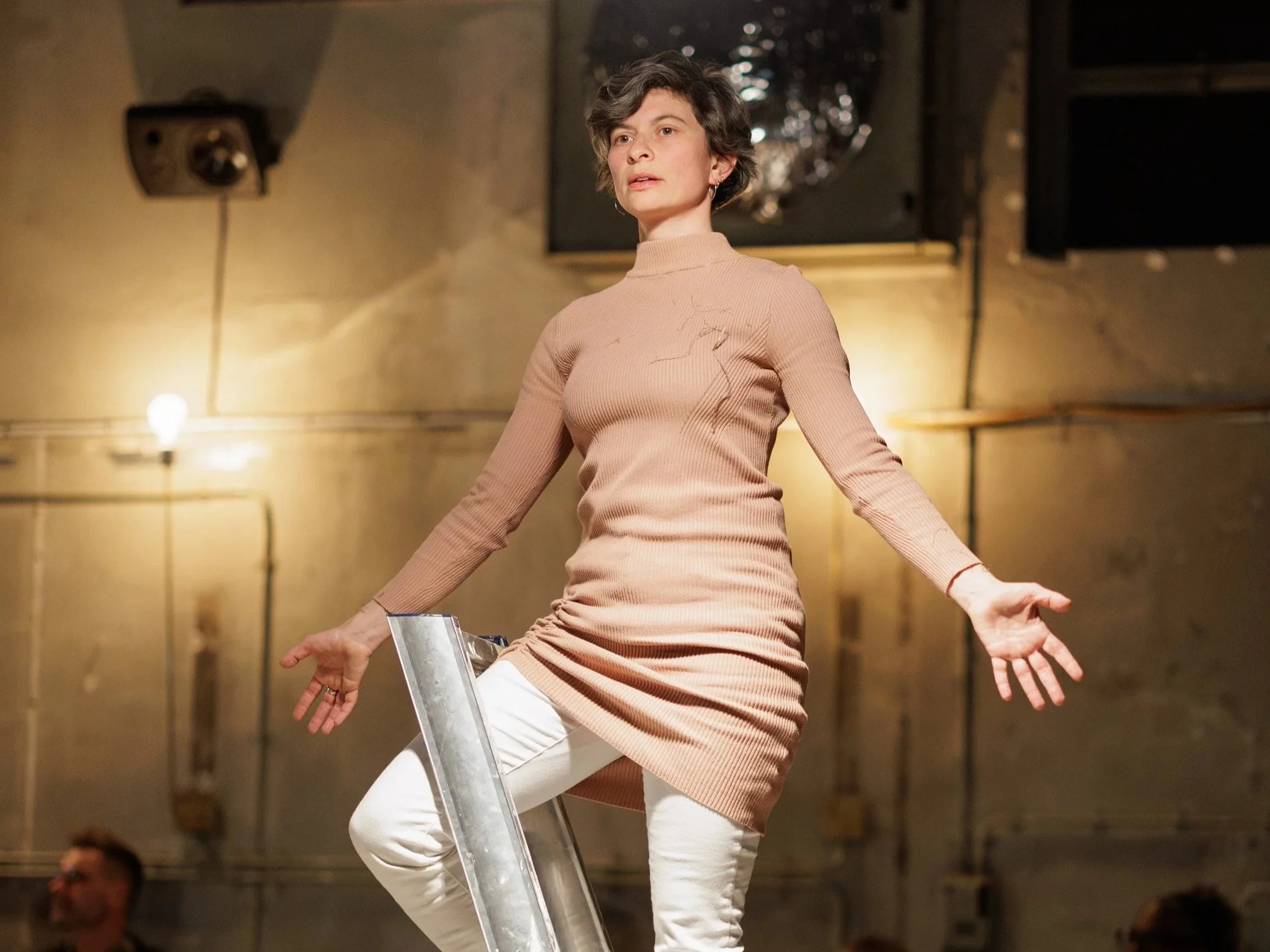 Slowly letting go of something