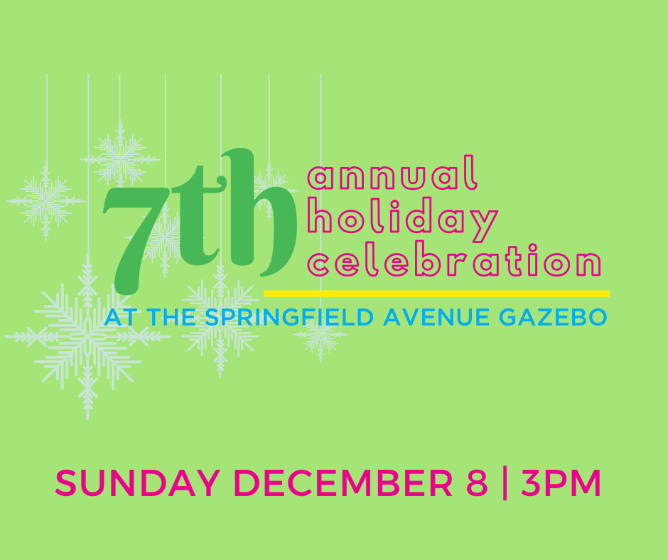 Holiday Celebration at The Gazebo--December 8 @ 3PM