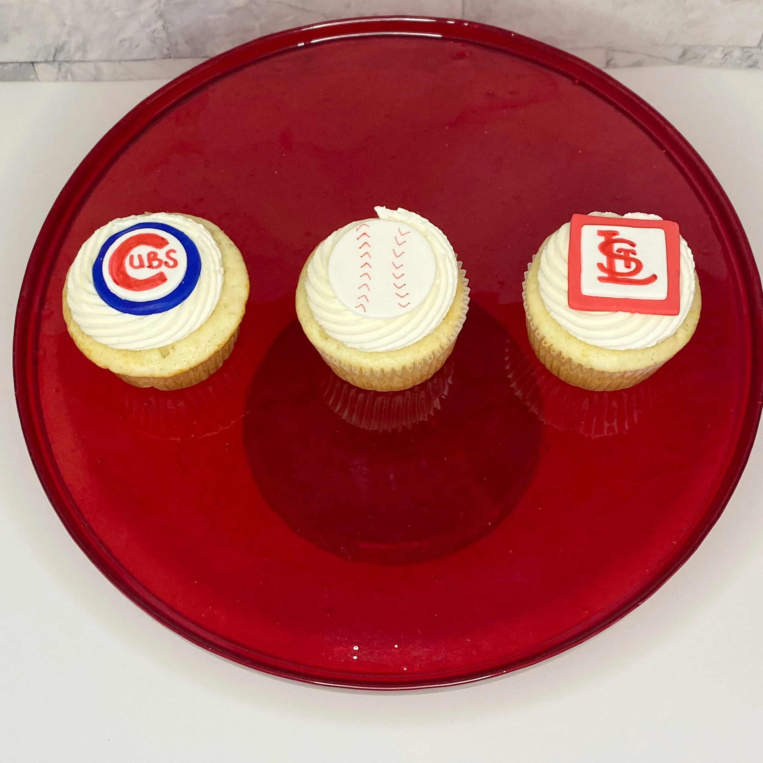 Chicago Cubs Cupcakes