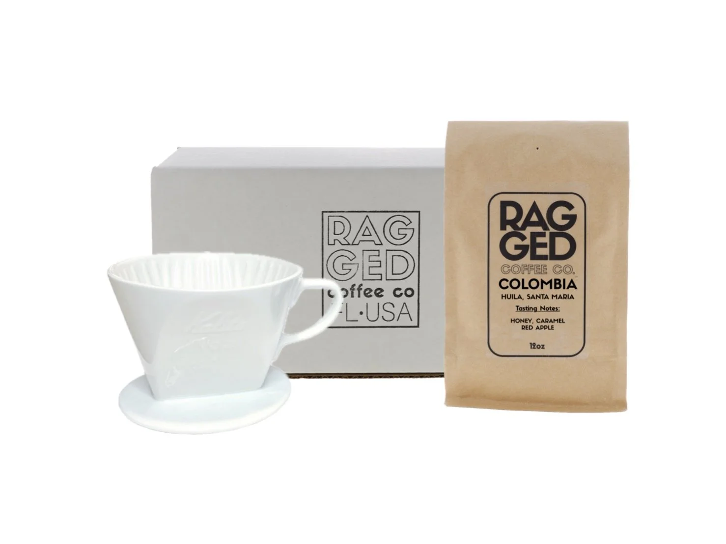 Ragged Coffee and Kalita™ Pour Over - $37