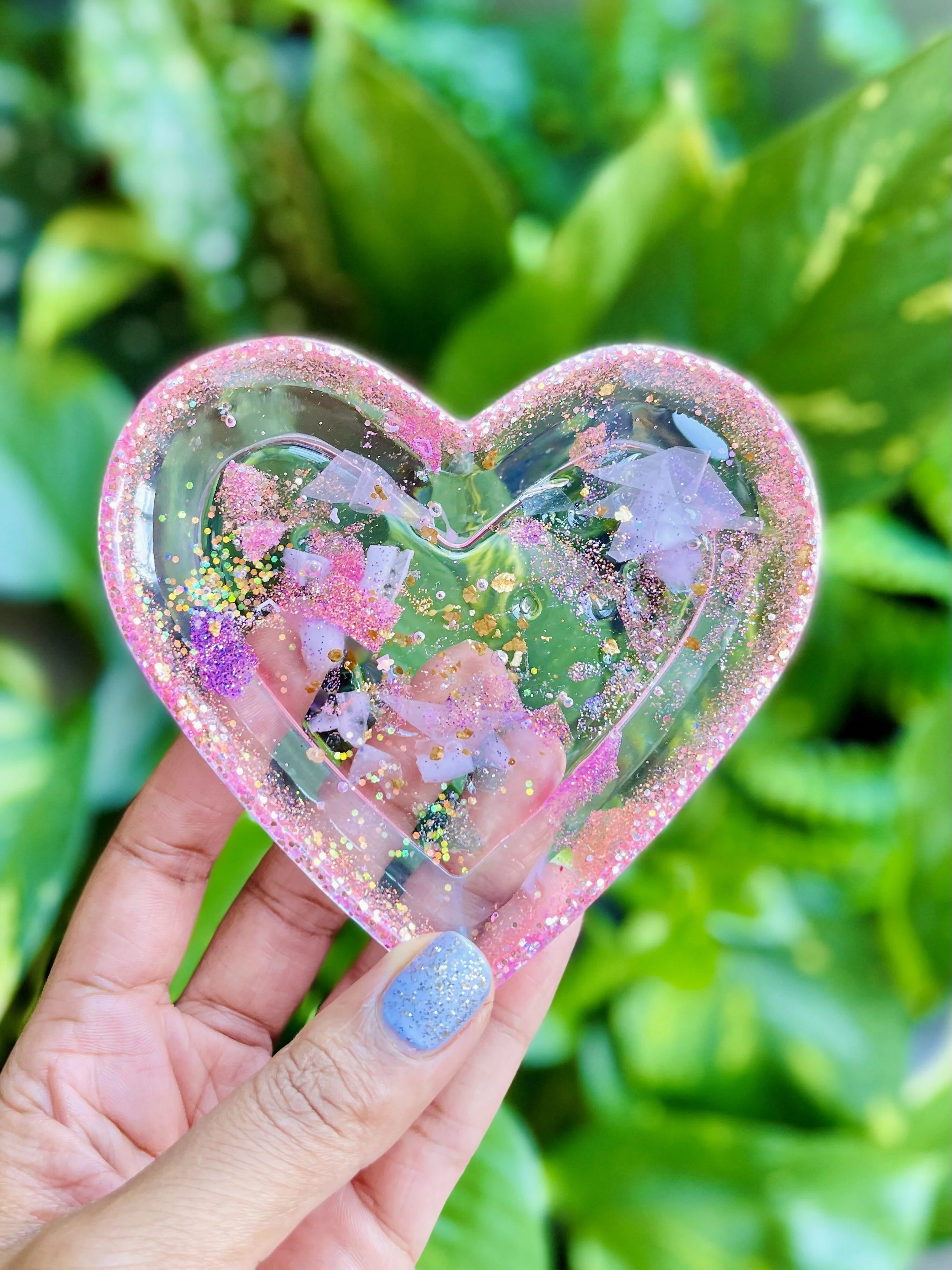 ’ZERO WASTE’ RESIN HEART TRAY