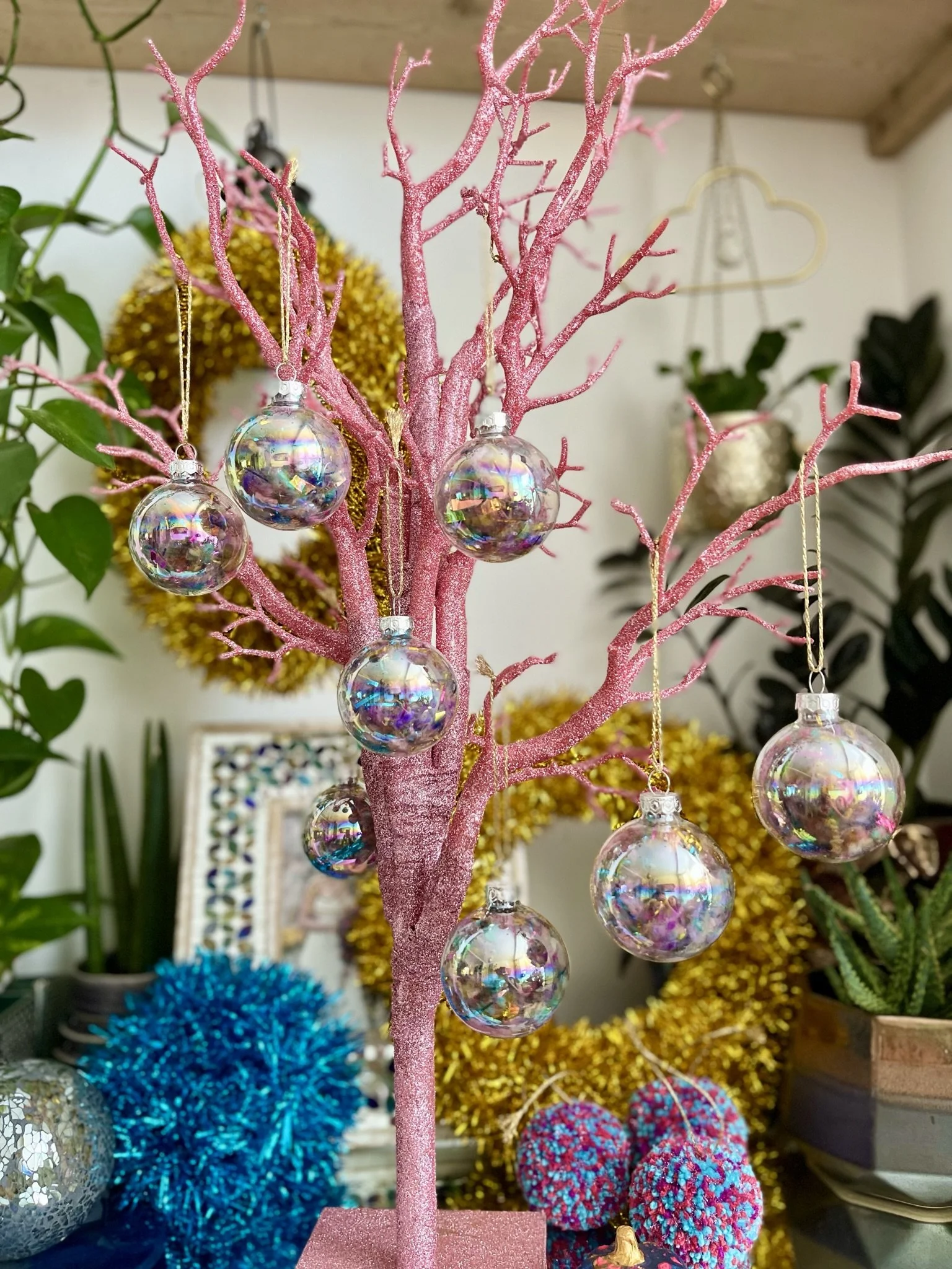 ZERO WASTE YARN BAUBLES - SET OF 3