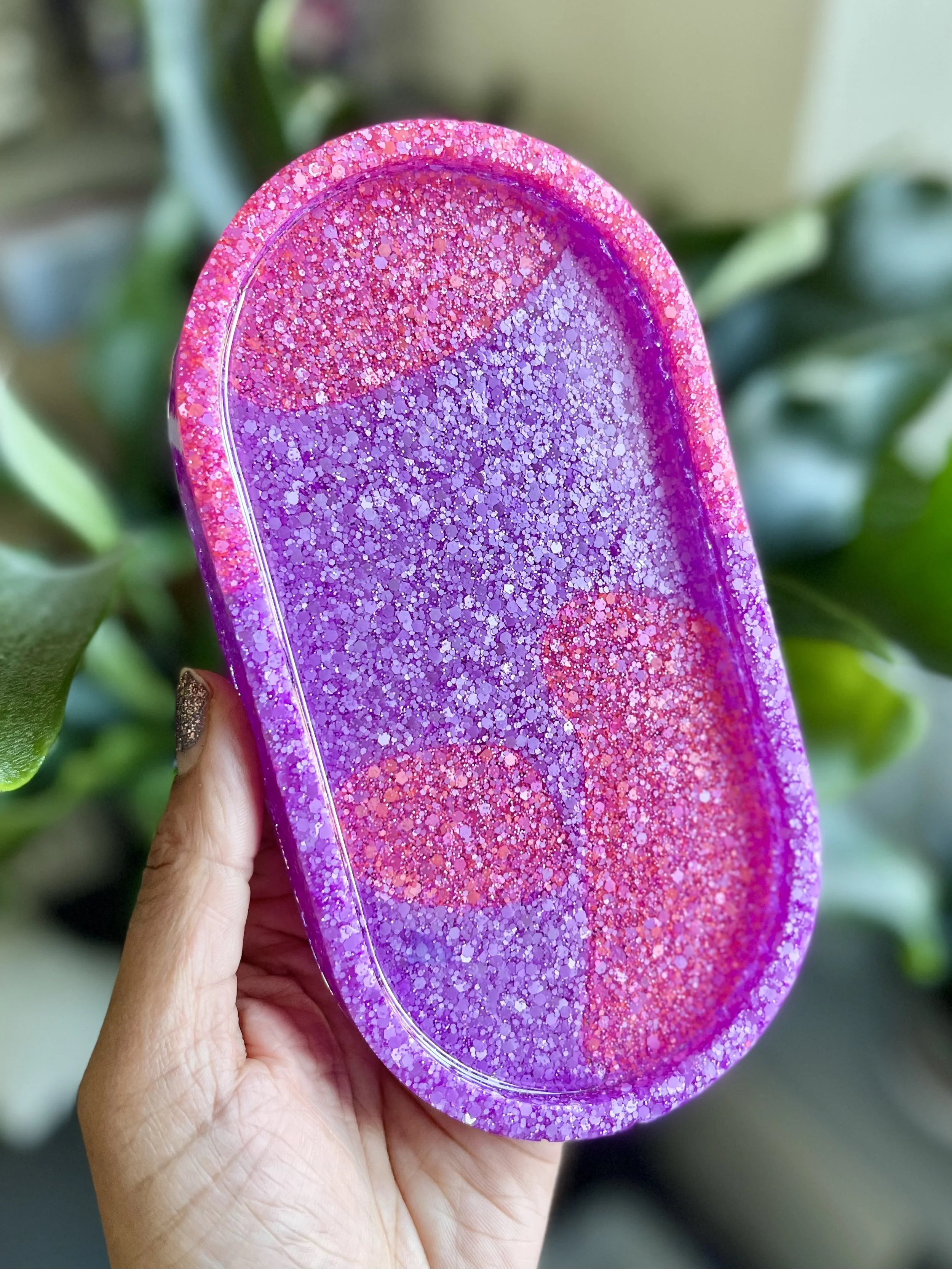 ’SHERBET FIZZ’ RESIN OVAL TRAY
