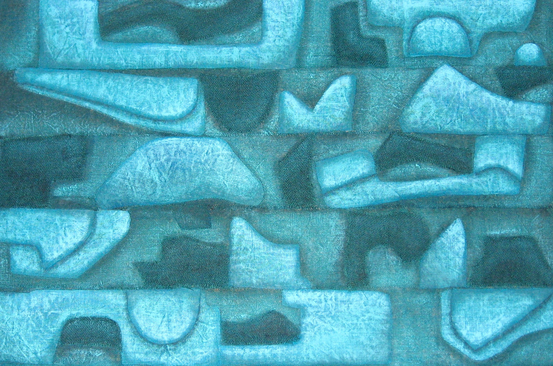 Batik Fabric Mural