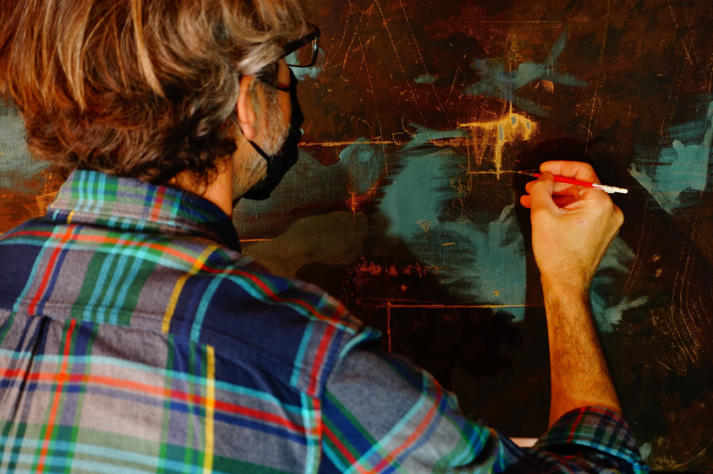 mural restoration, decorative arts, Open Shop Art