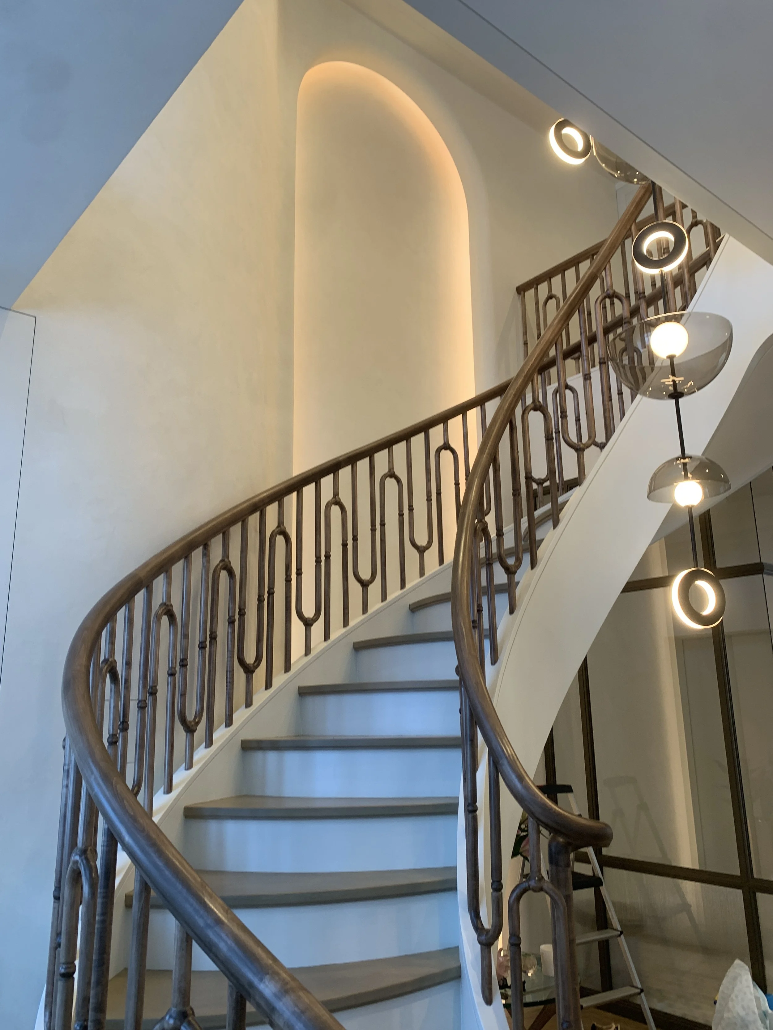 Marmorino Stairway in Upper East Side Manhattan