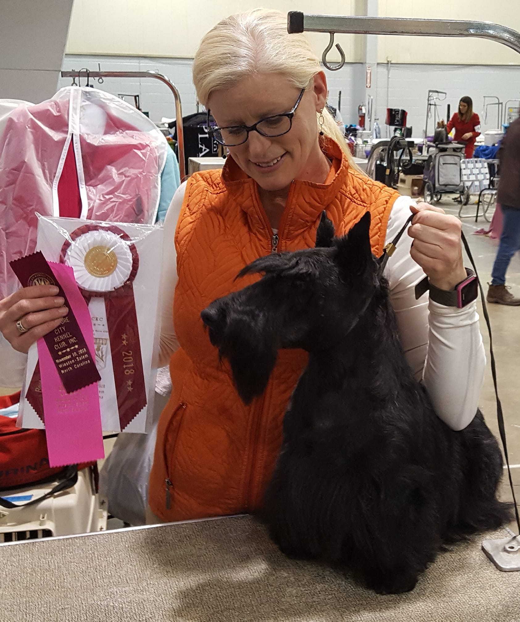 Kari Hill with Keith Keith STCWV 2018 won Best of Opposite Sex and Owner Handler and Owner Handler Group 1 o45793320_10215461030912590_4919483032924061696_o.jpg