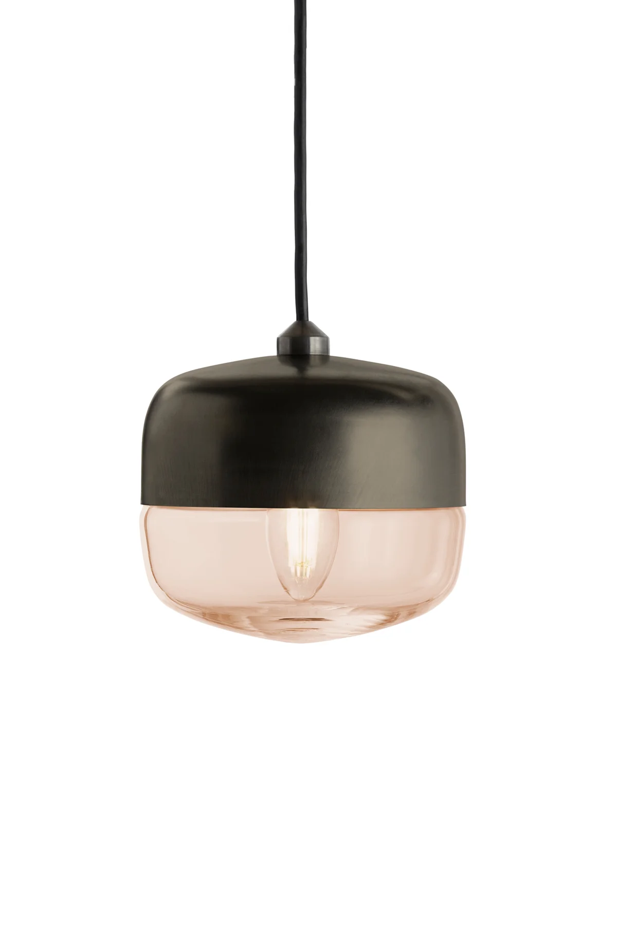 Parallel Carina in Tea Glass and Dark Bronze Metal Finish