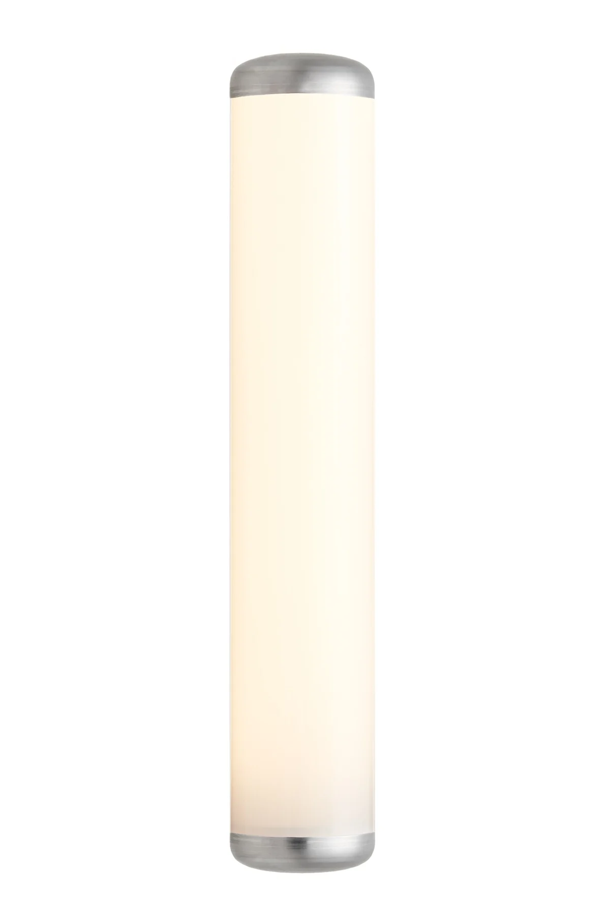 Celeste Small Sconce in Opaline and Silver Metal Finish