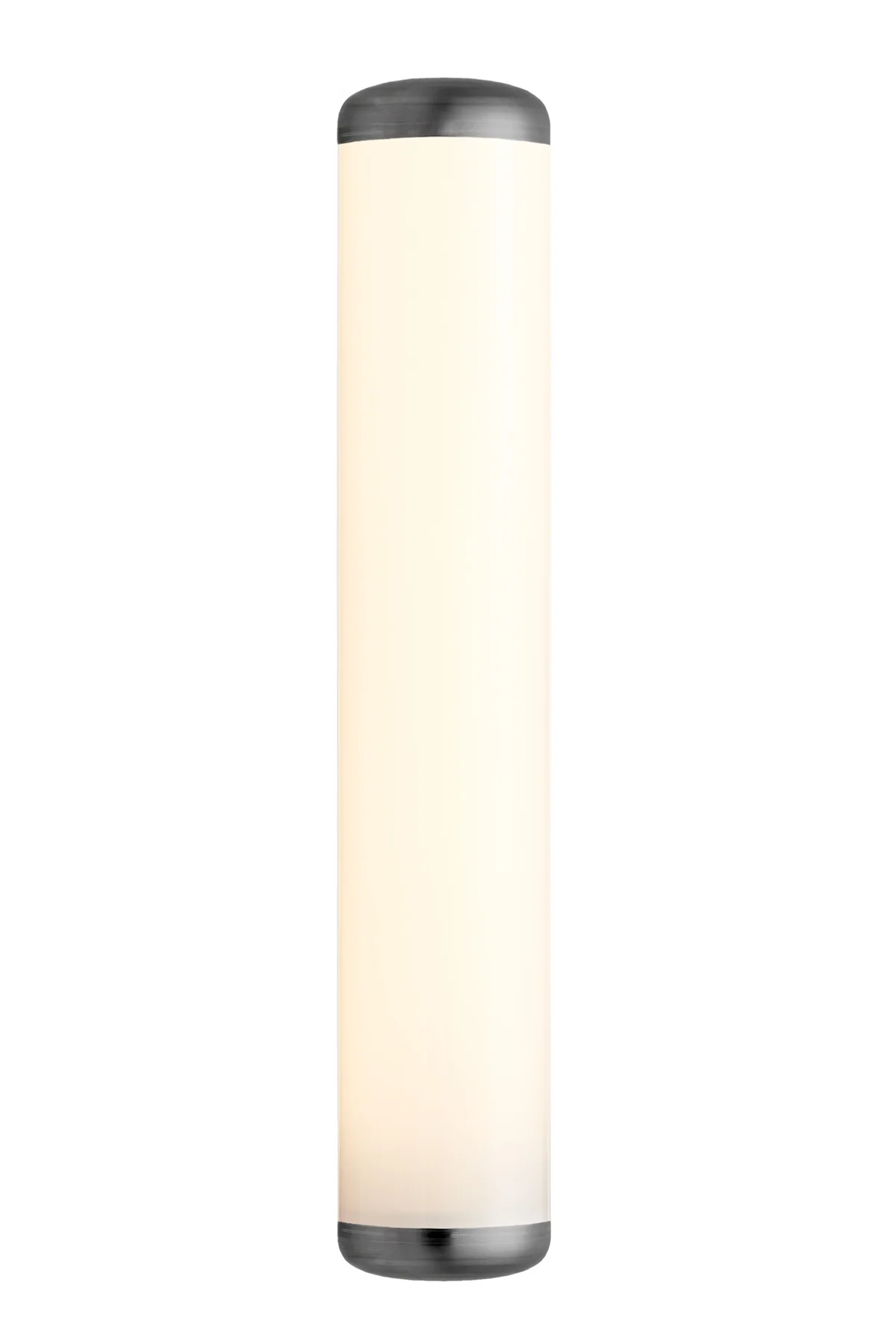 Celeste Small Sconce in Opaline and Grey Metal Finish