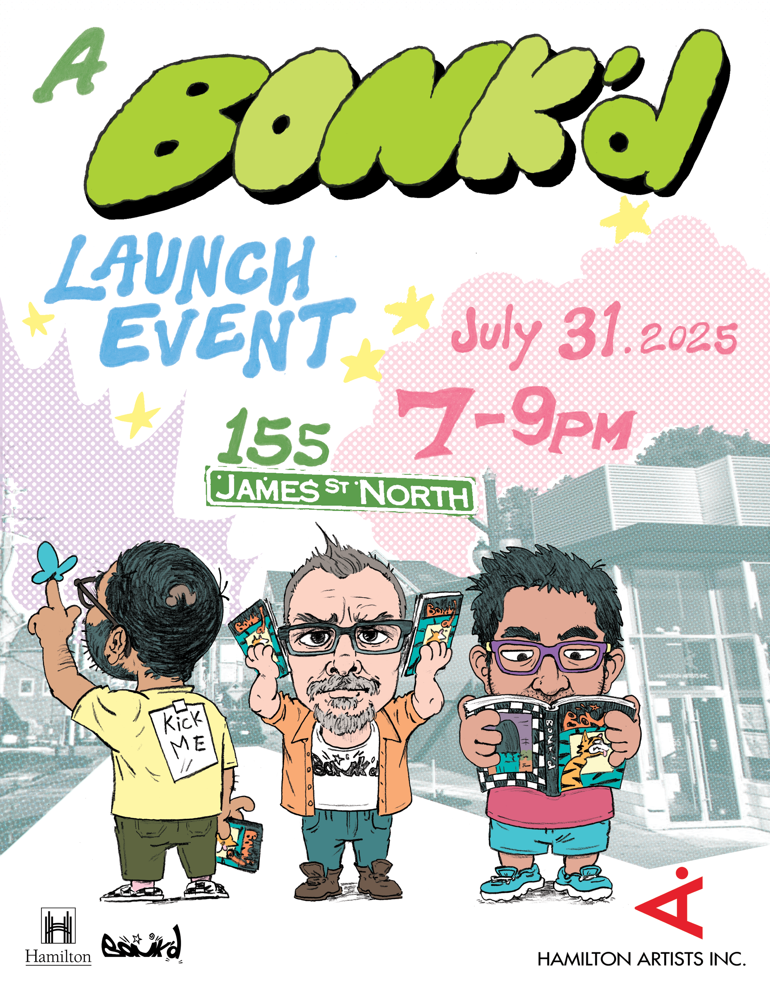 Bonk'd Launch Event Poster