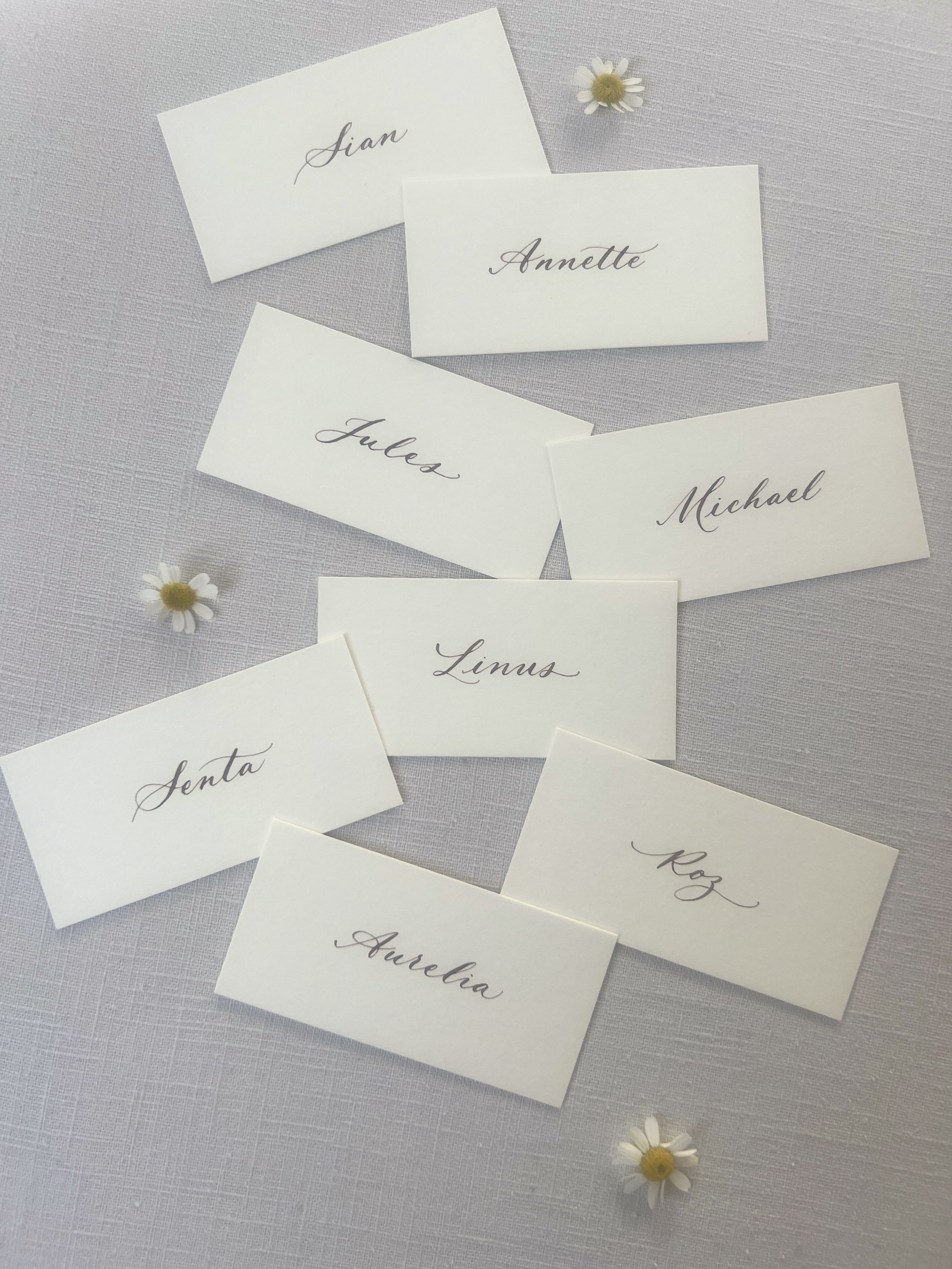  Calligraphy placecards 
