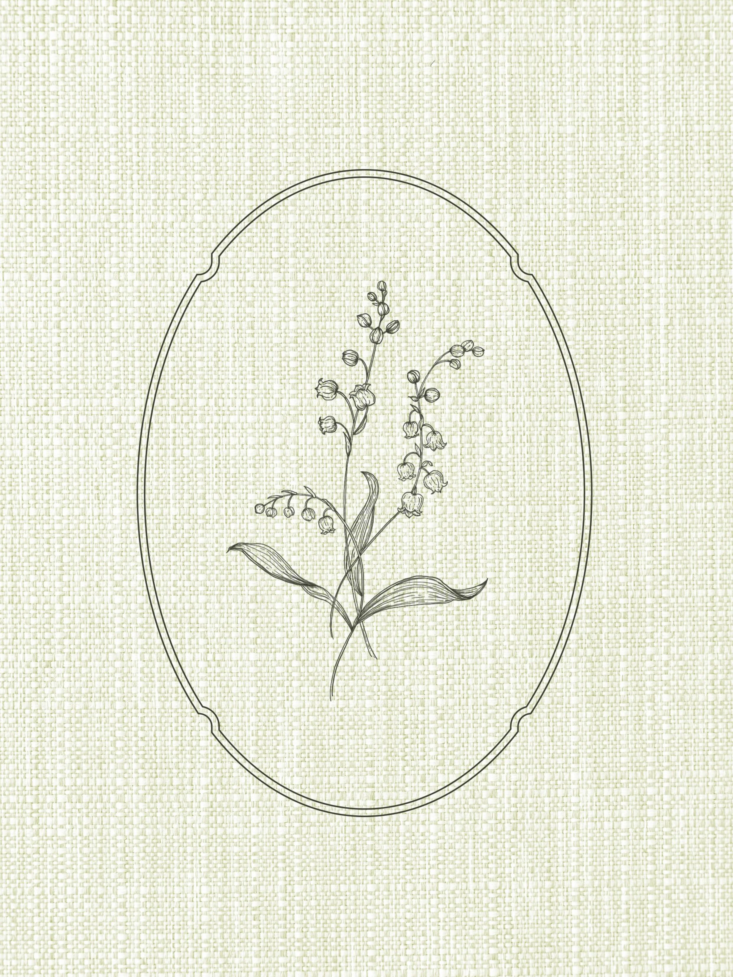 1st May ~ La F&ecirc;te du Muguet 
.
.
.
#handdrawnillustration #lilyofthevalley #dottheiatelier