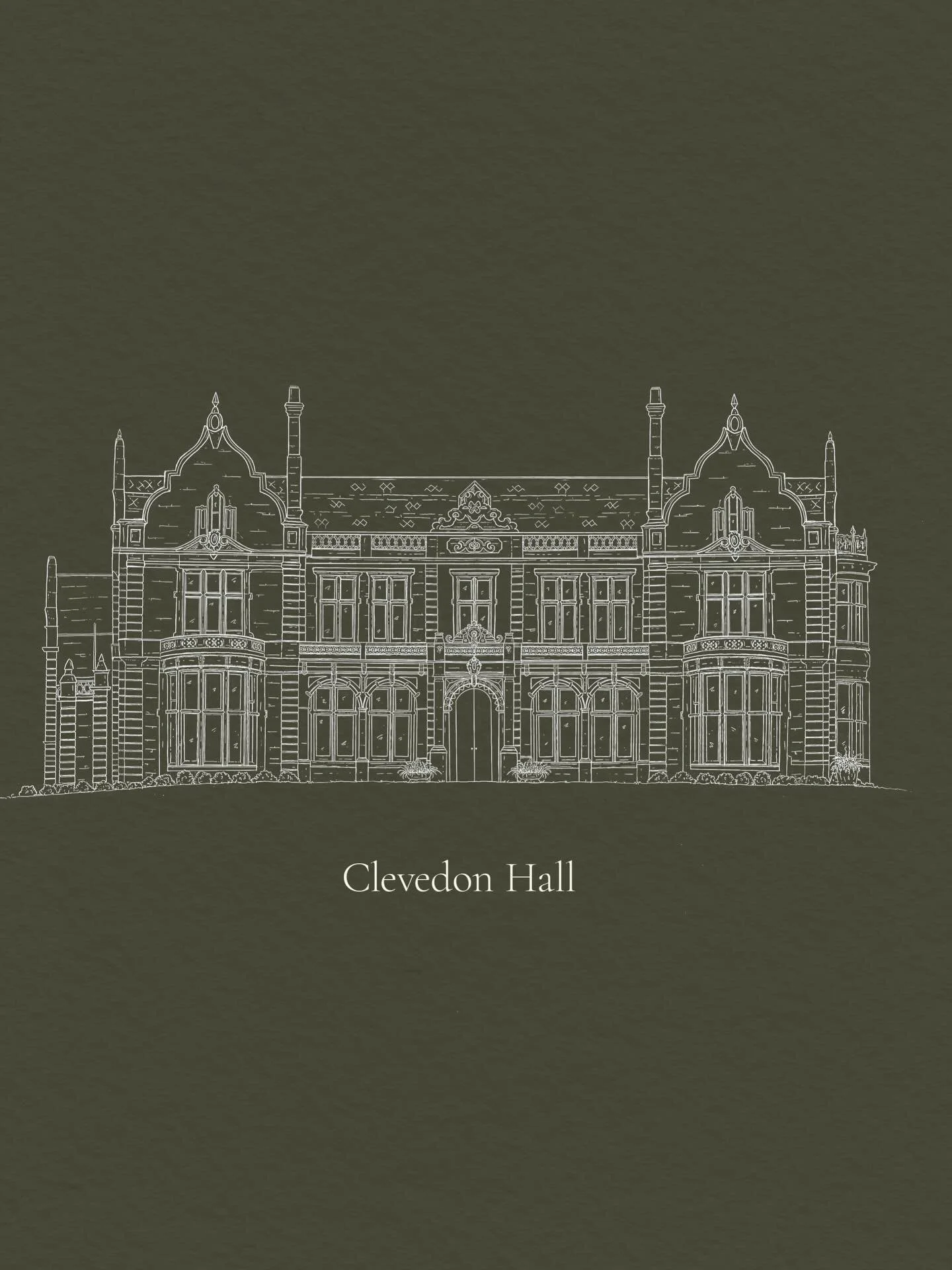 A bespoke hand-drawn wedding venue illustration is a perfect way to add personalisation to your invitation suite. I may even have your venue already (as I have curated a collection of venue illustrations over the years) available to be purchased as a