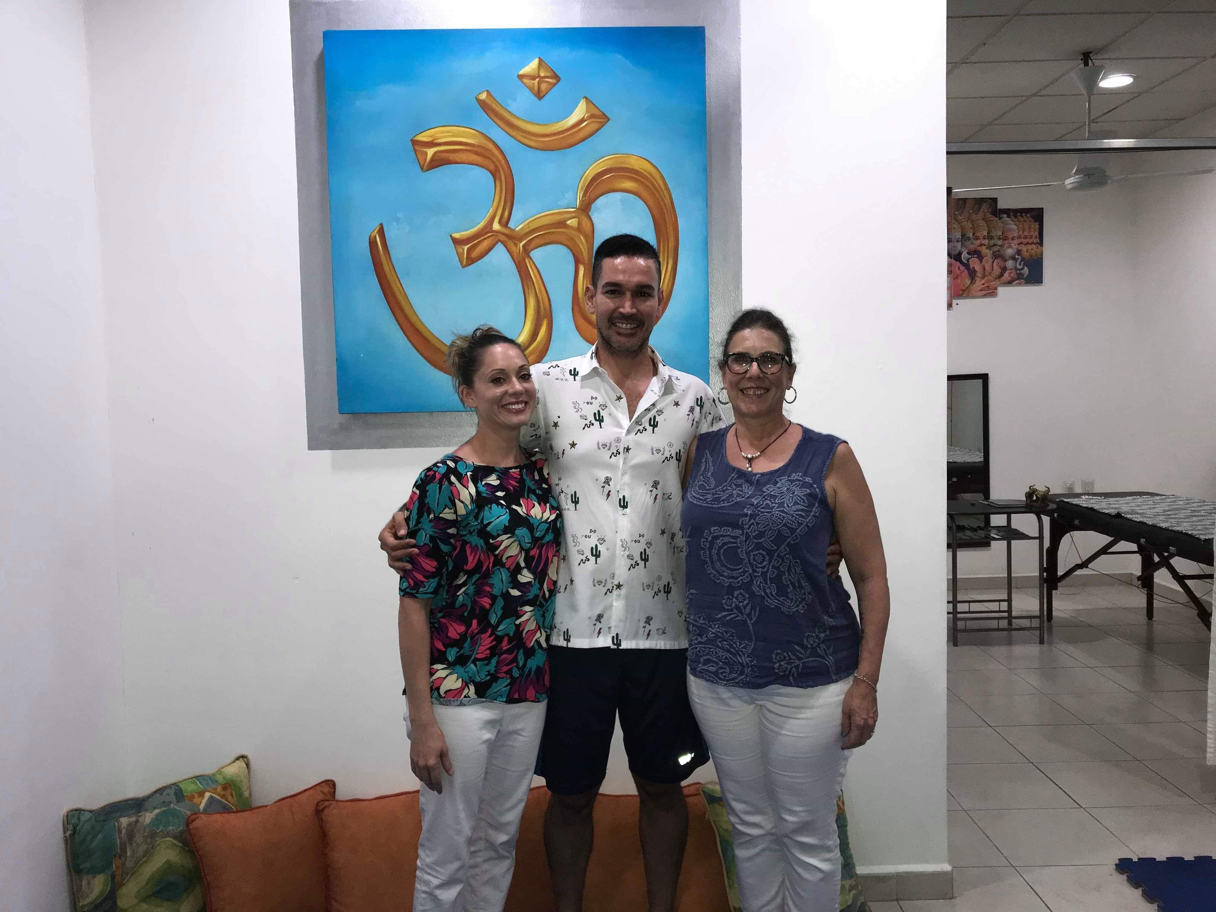 Yoga En Forma, Puerta Vallarta, Jalisco, Mexico YCat teachers Ally, Victor and Sandra Susheela January 2019