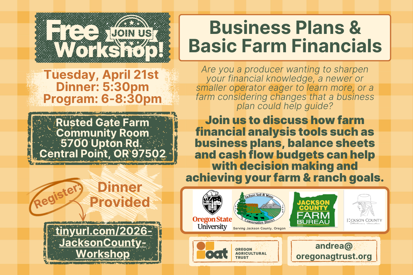 Business Plans and Basic Farm Financials