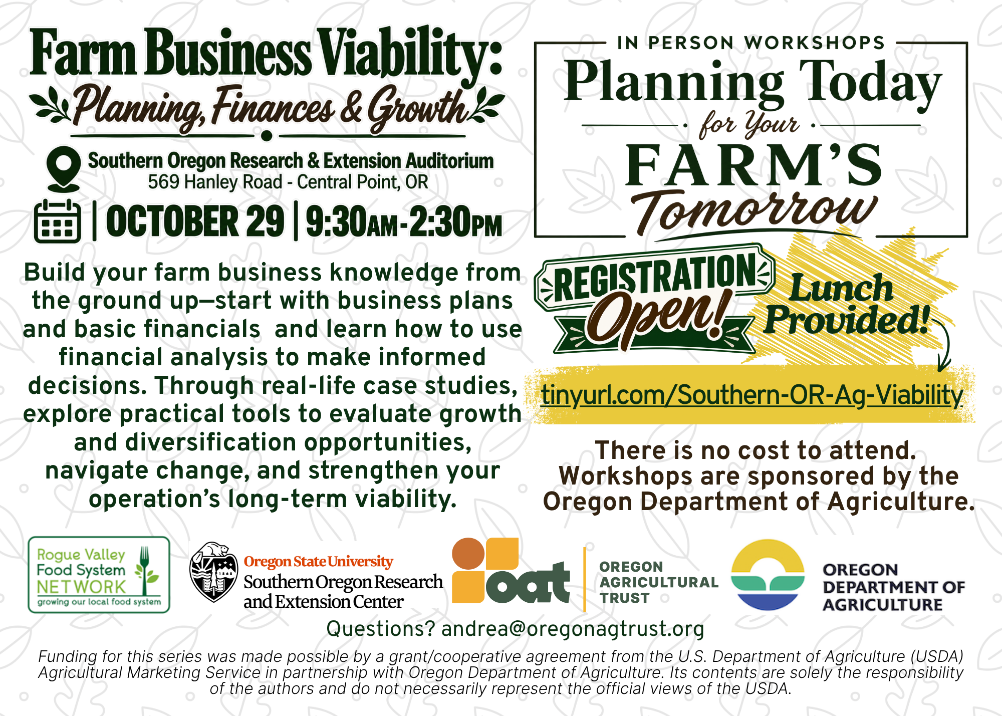 Farm Business Viability: Planning, Finances and Growth