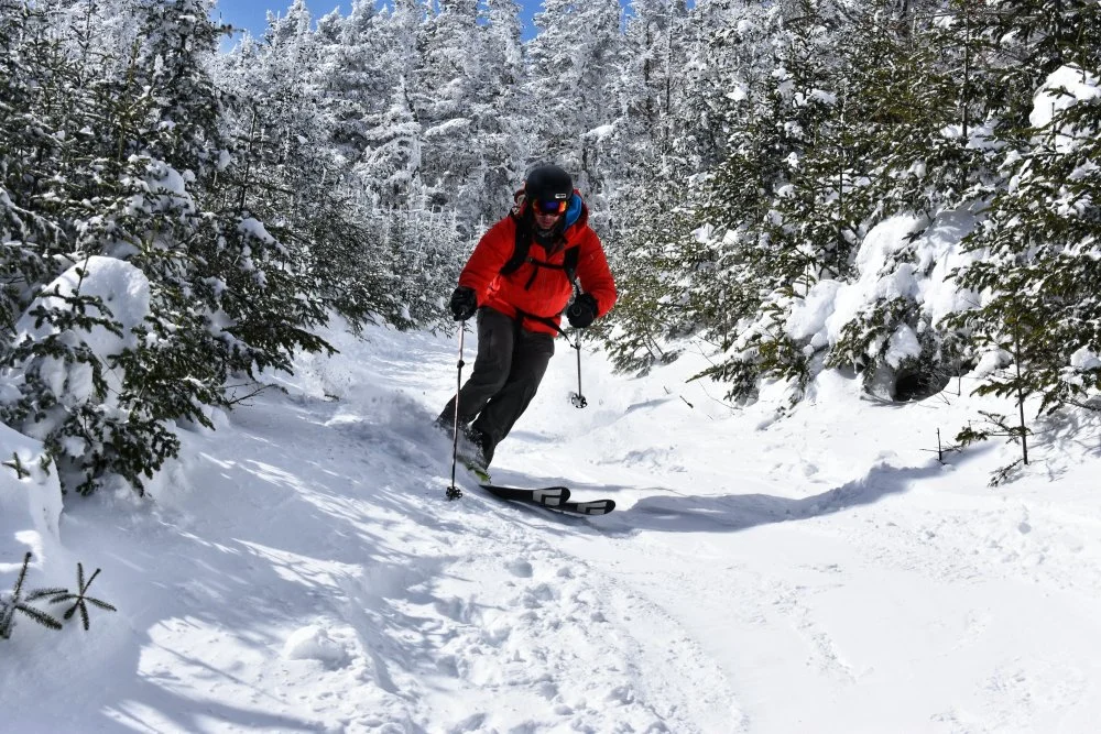 Skiing On Moose’s Carriage Road