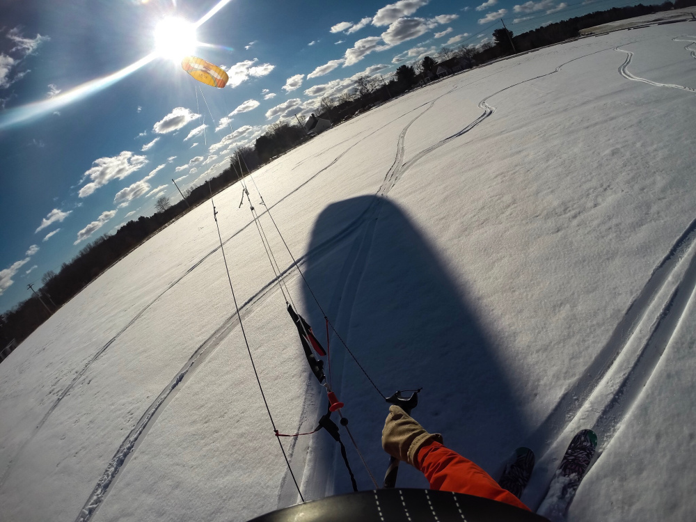 Snow Kiting