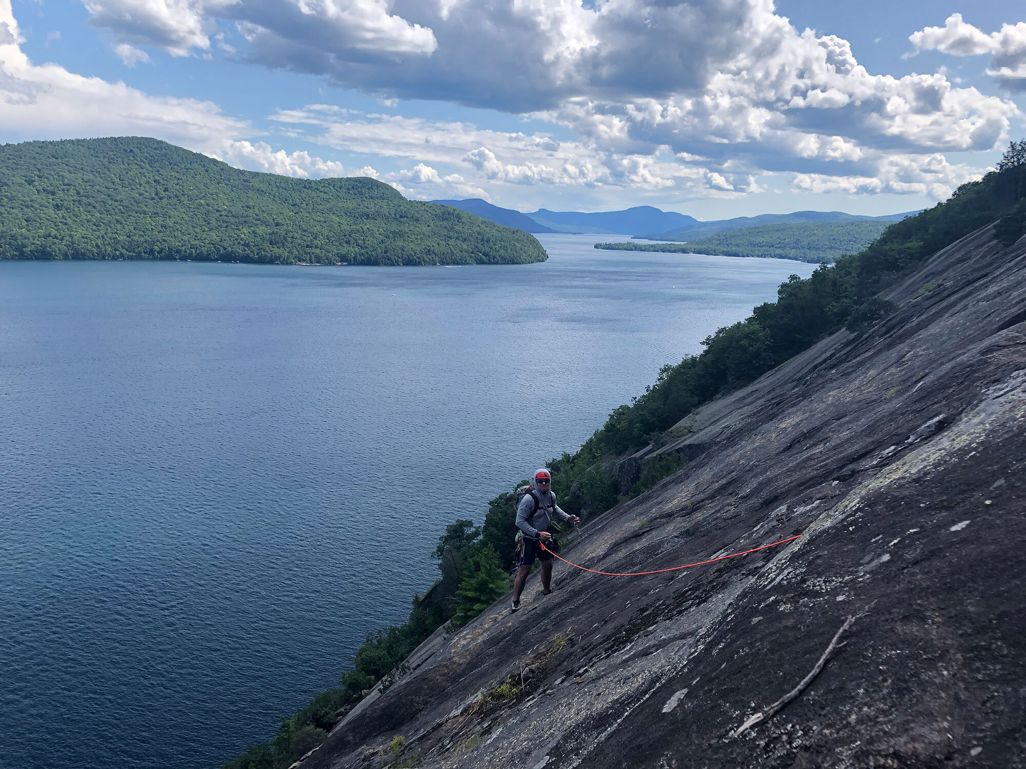 Alpha Guide: Climbing Little Finger on Lake George