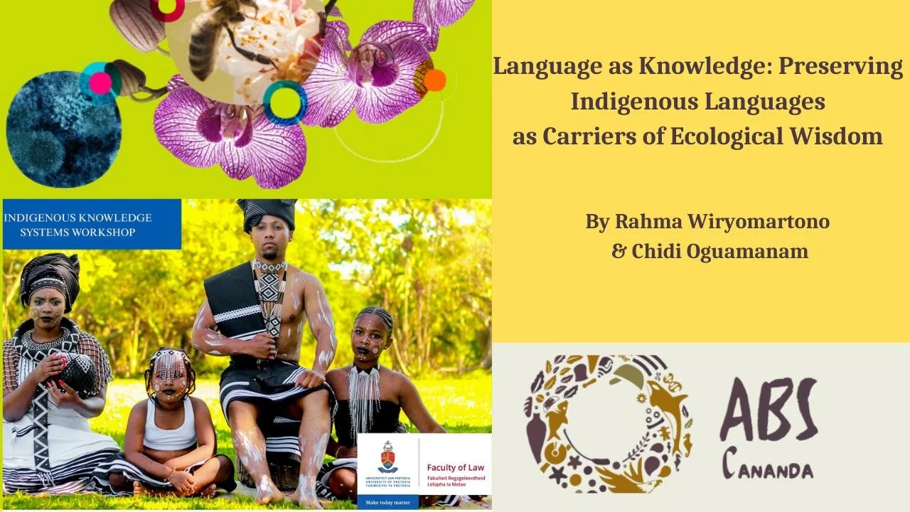 Language as Knowledge: Preserving Indigenous Languages as Carriers of Ecological Wisdom