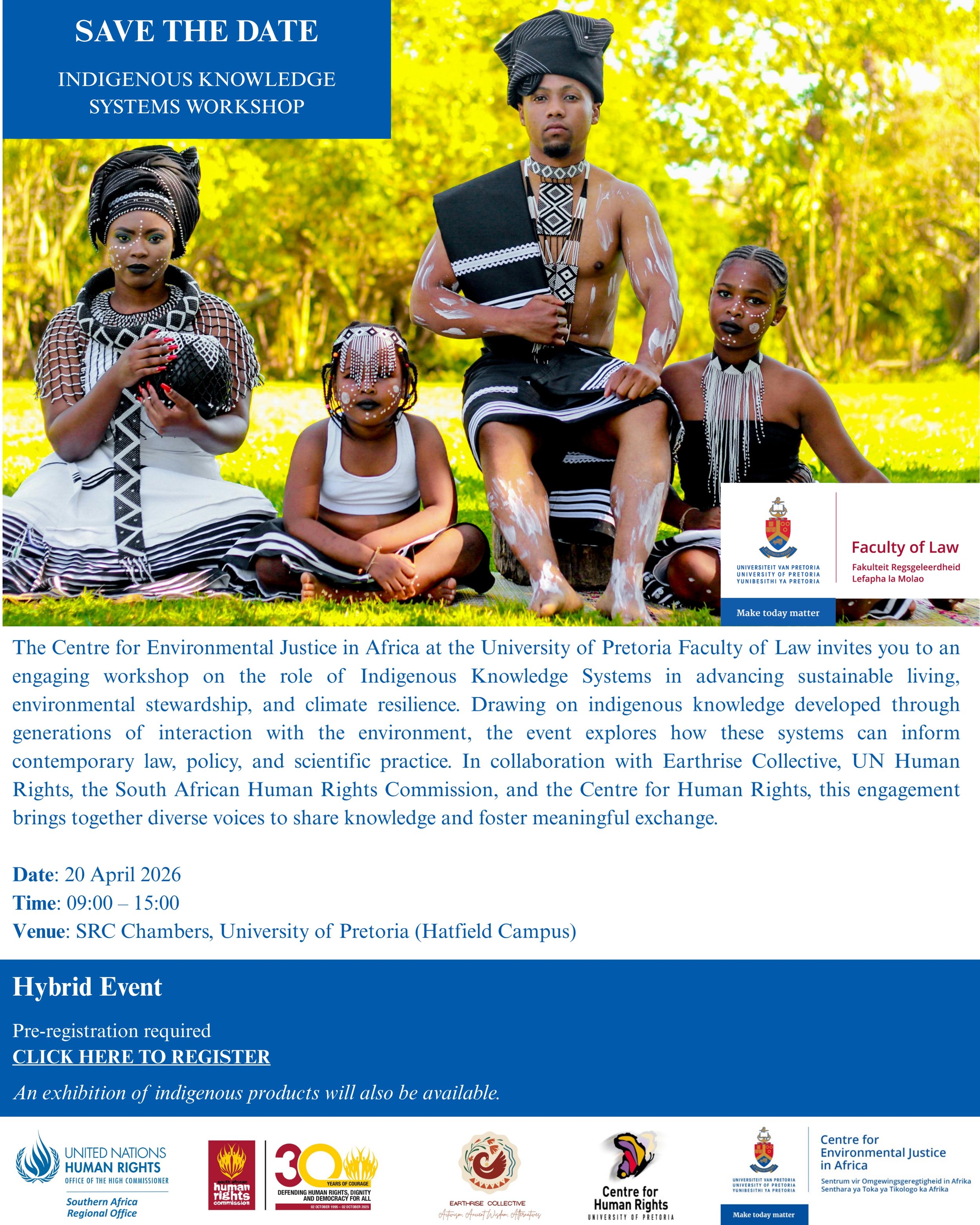 Indigenous Knowledge Systems Workshop Flyer, April 20, 2026
