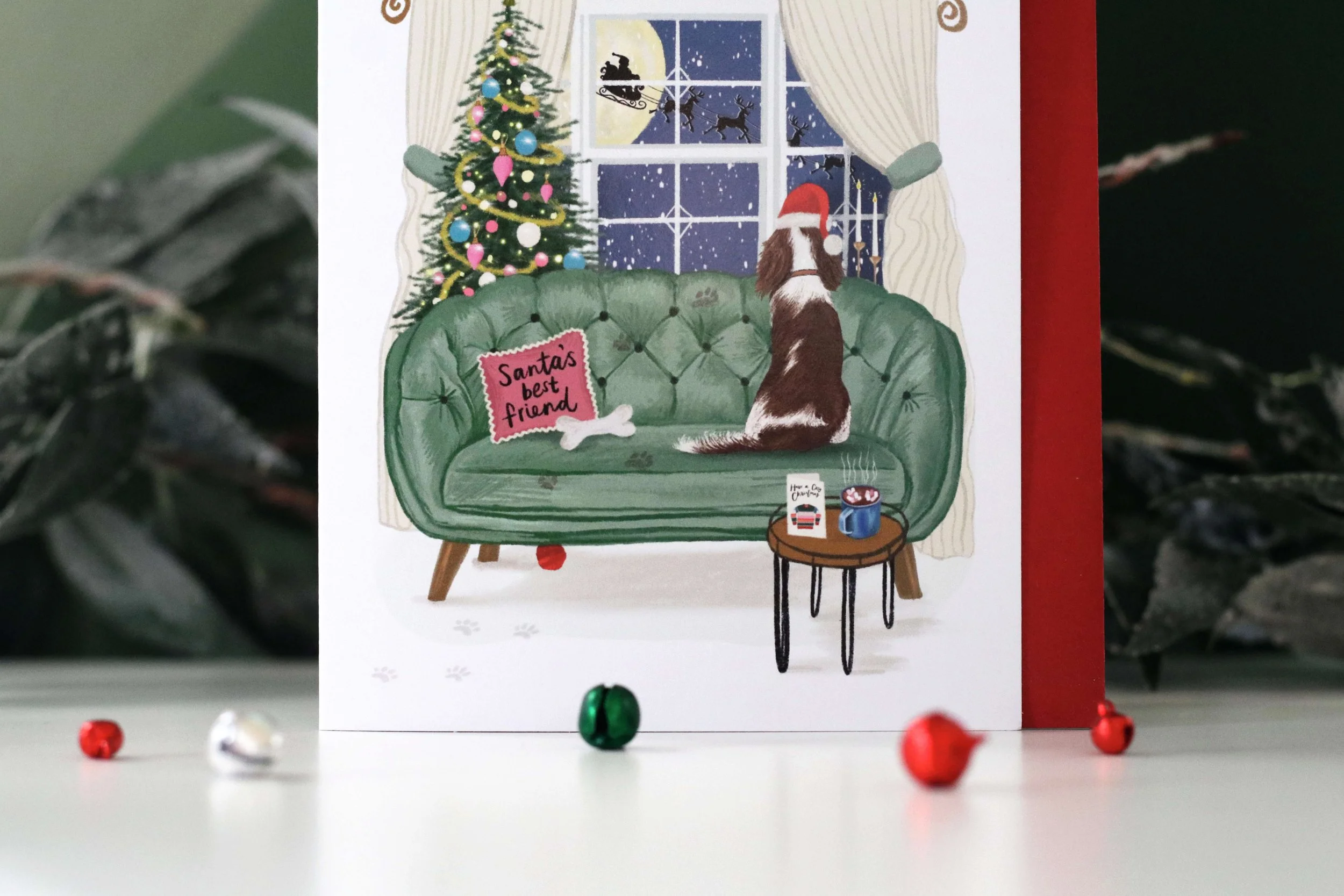 Santa Paws Is Coming To Town Christmas Card Pet Mum Dad Card.jpg