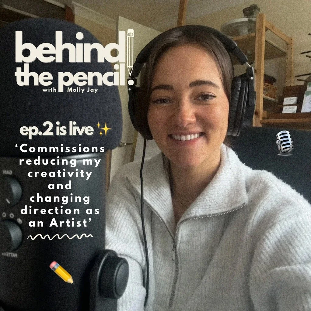 Ep.2 | Commissions reducing my creativity, changing direction as an Artist &amp; goal setting 🎙✨ 