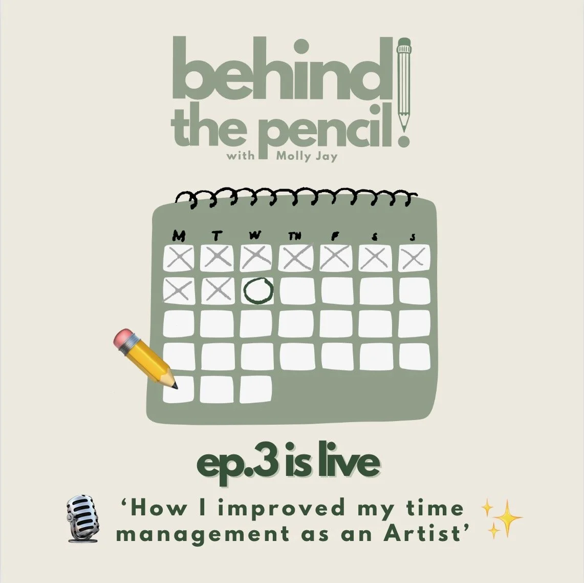 Ep.3 | How I improved my time management as an Artist 🎙✨ 