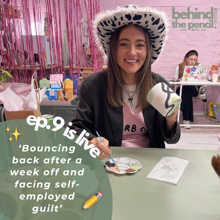  Ep.9 | Bouncing back after a week off and facing self employed guilt 🎙✨