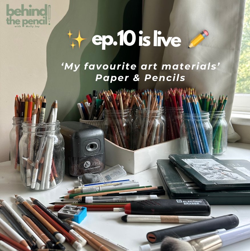 Ep.10 | My favourite art materials - paper &amp; pencils (part one) 🎙✨ 
