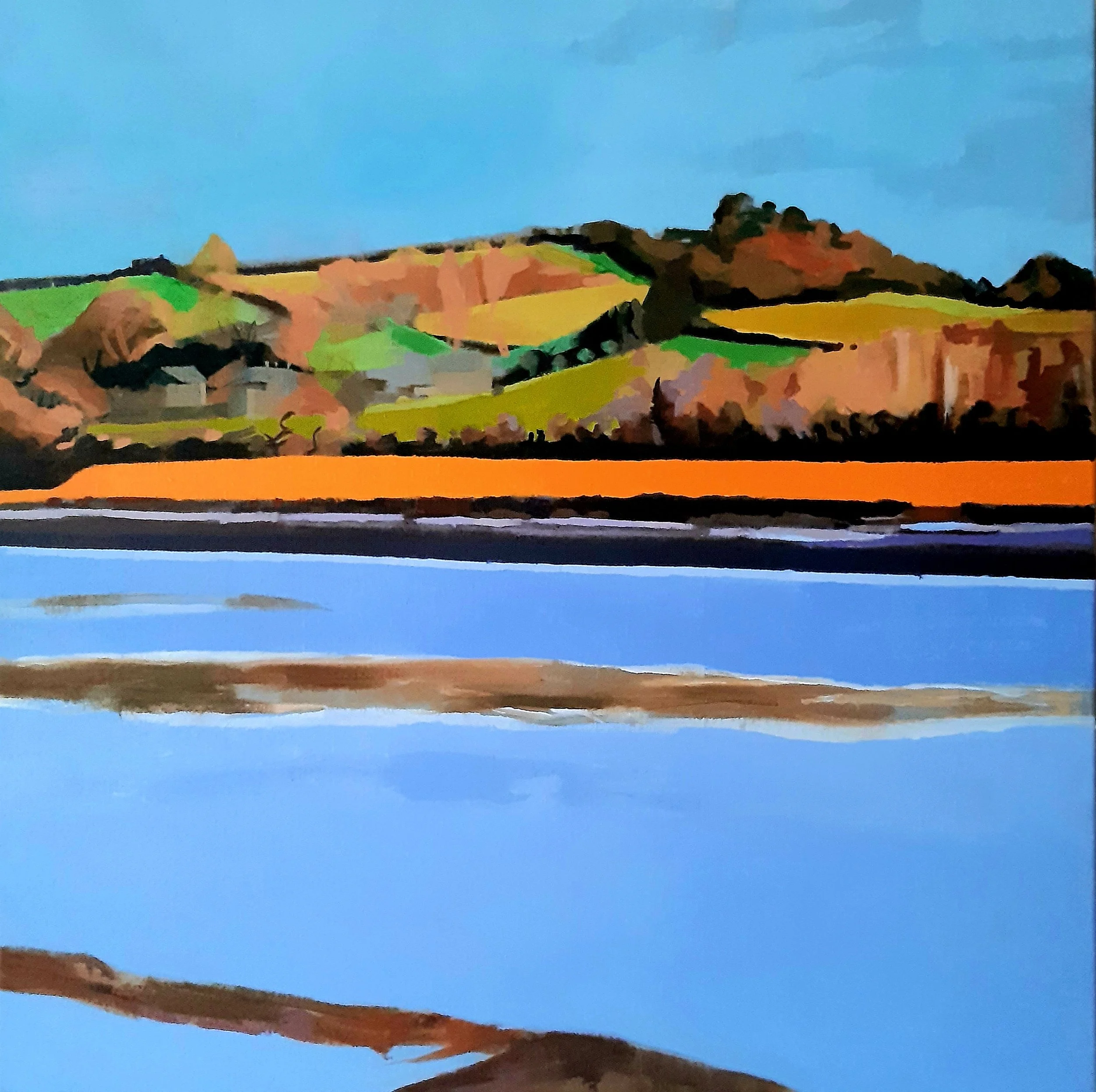 'Reed beds, Tamar river' Mark Fielding .jpg